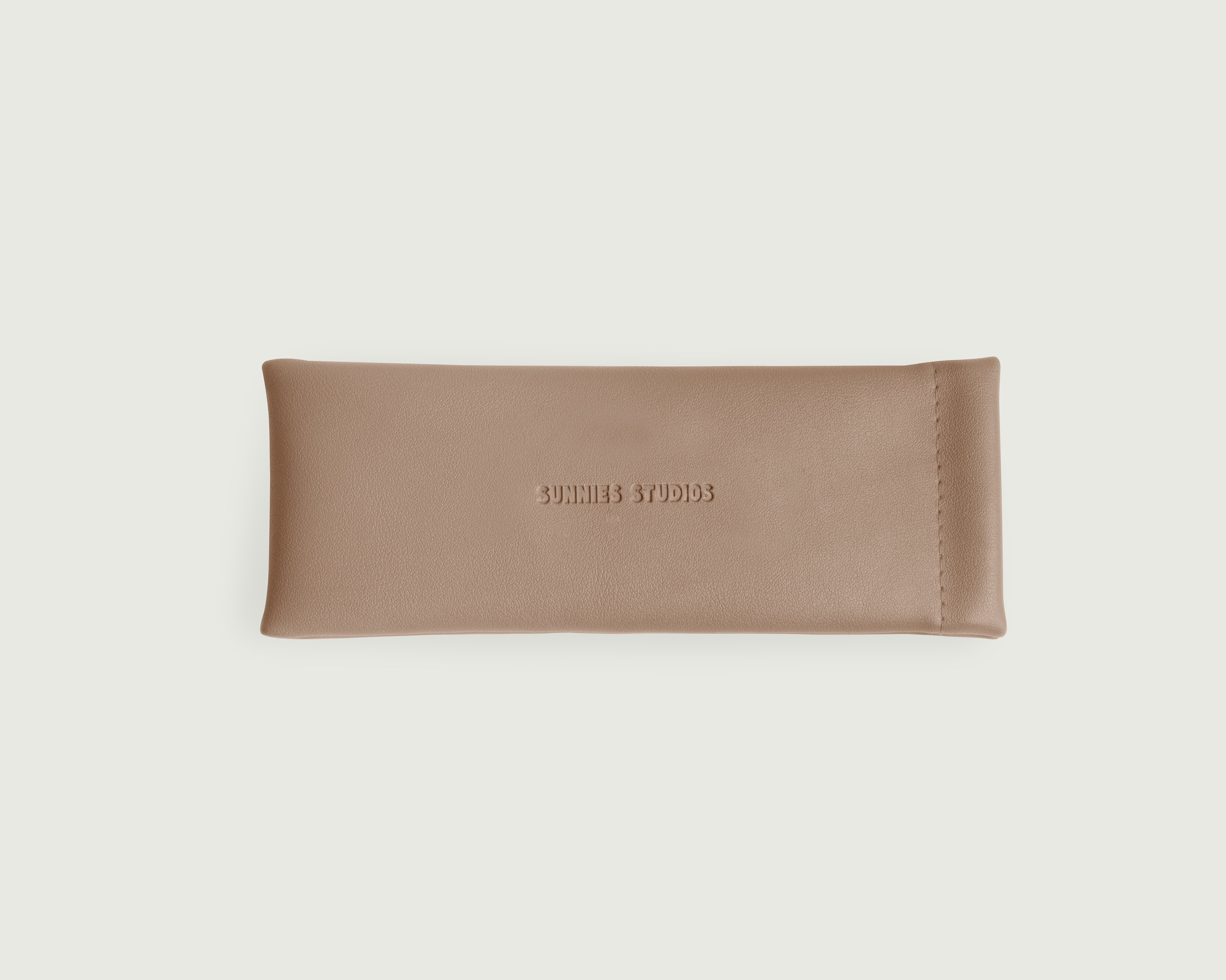 Mojave::Slim Sac Eyewear case brown front