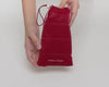 lifestyle-Wallaby::Puffy Sac Eyewear case Brown 