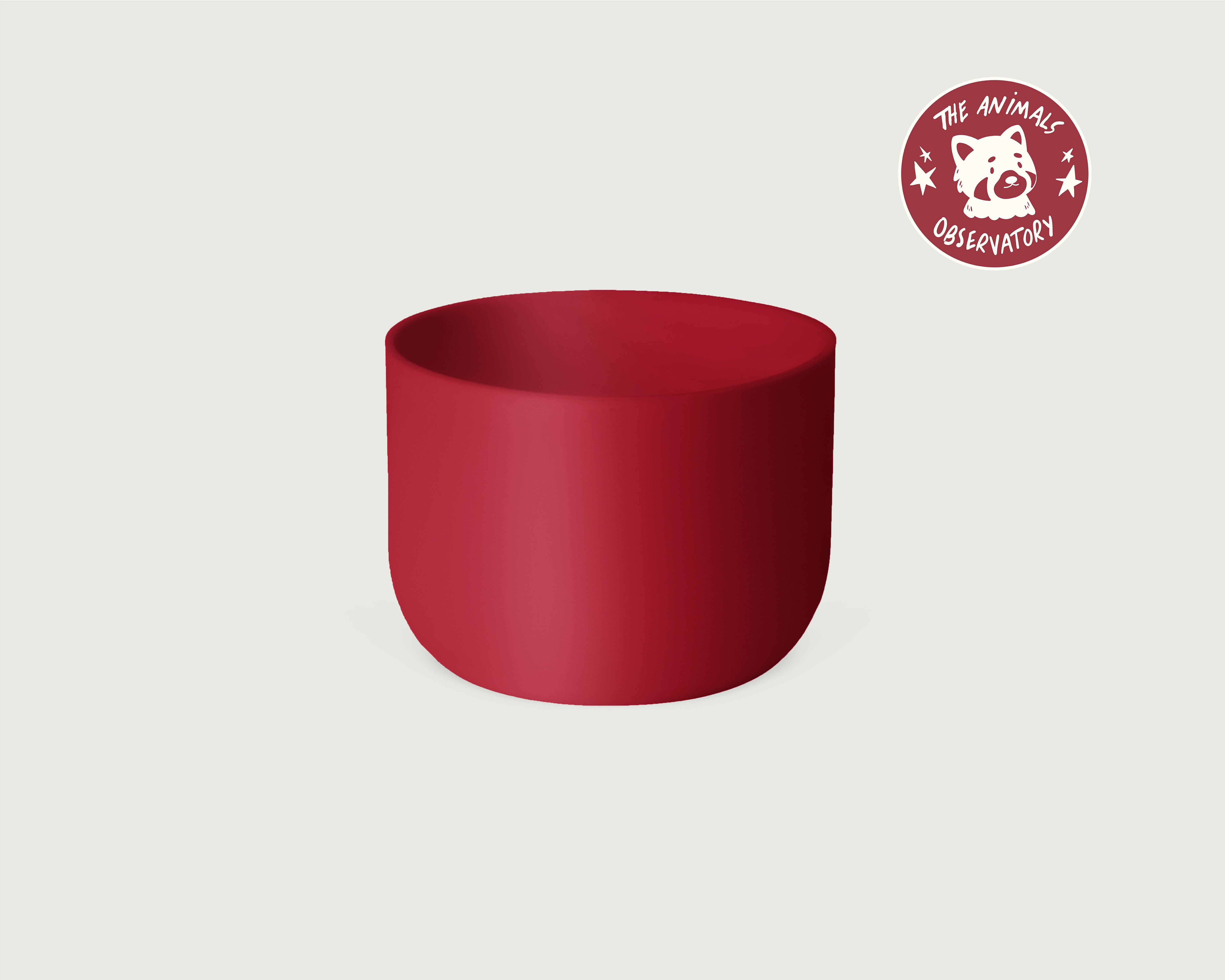 Red Panda-16oz/25oz/30oz::Sunnies Flask     front