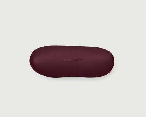 Robin::Pebble Hard Case Eyewear case Red  front