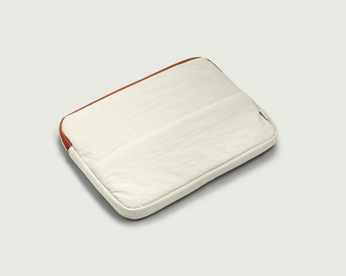 Sienna::Laptop Sleeve  White  front diagonal