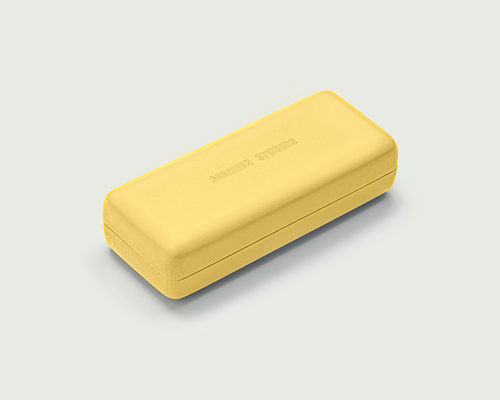 Daffodil::Hard Case Eyewear case Yellow  front diagonal