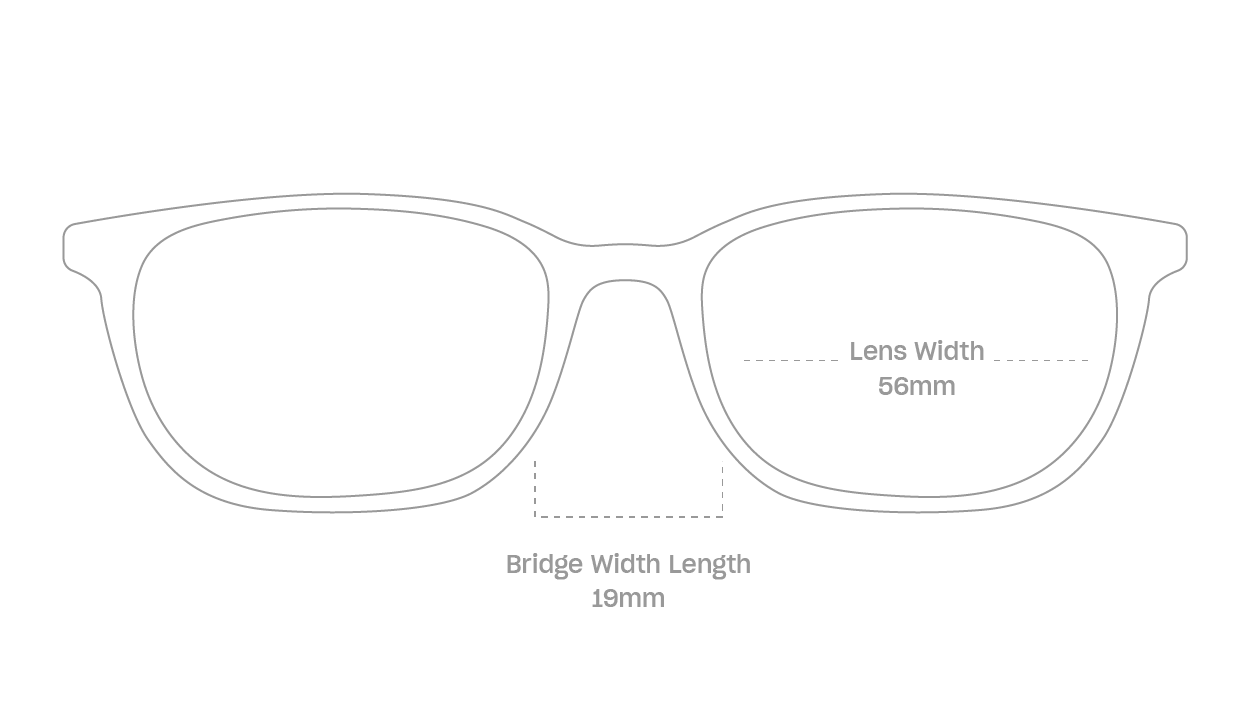 measurement::lens width Neal Wide  Eyeglasses rectangle acetate (6624922468406)