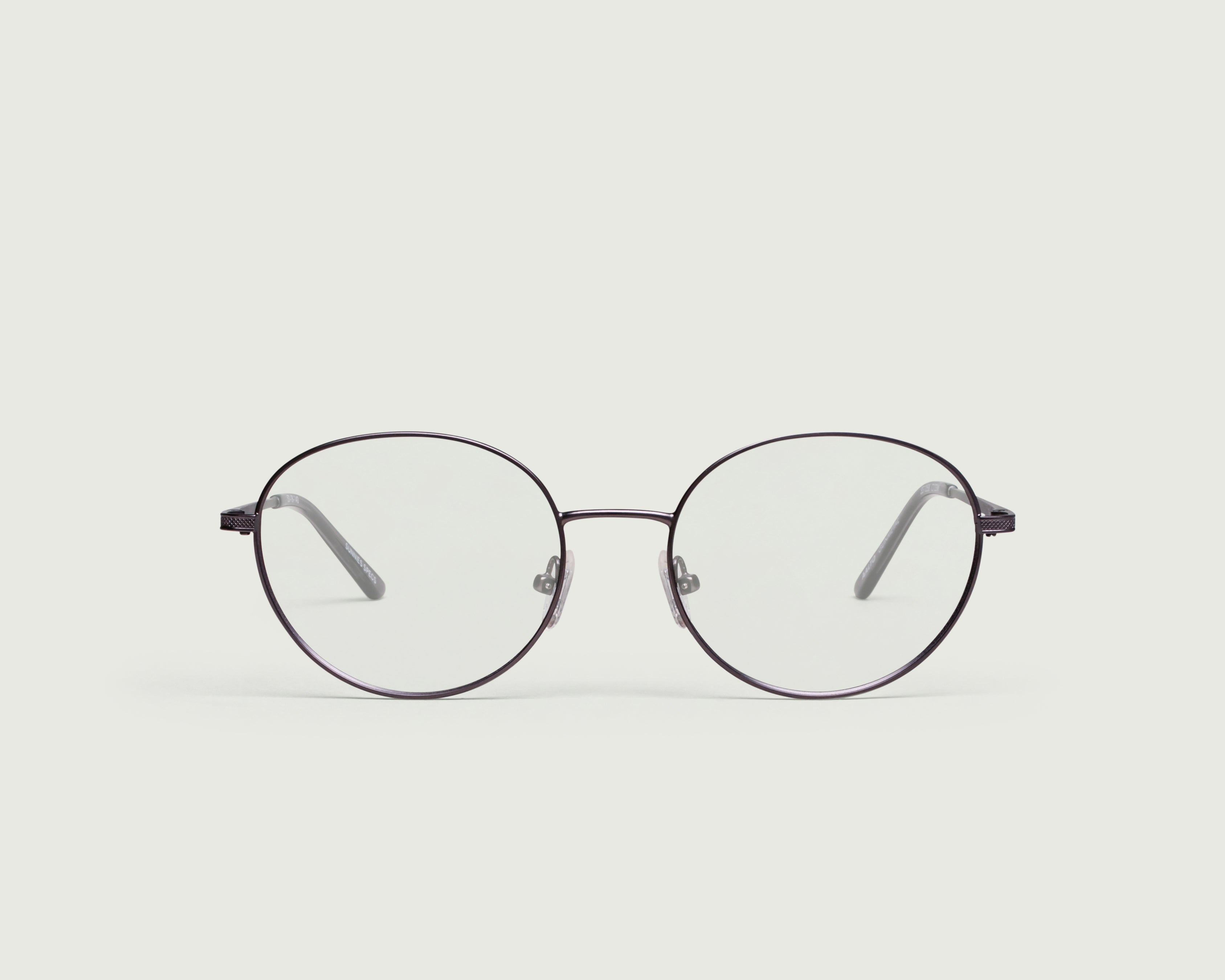 Gunmetal::Aalto Eyeglasses round gray metal front (4687758262326)