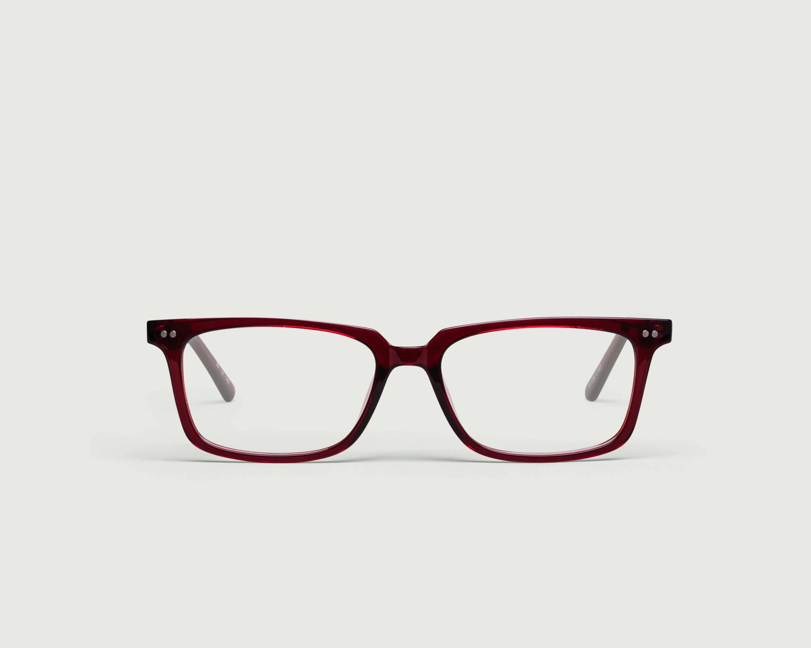 Curran::Alister Eyeglasses rectangle red plastic front (6661252972598)