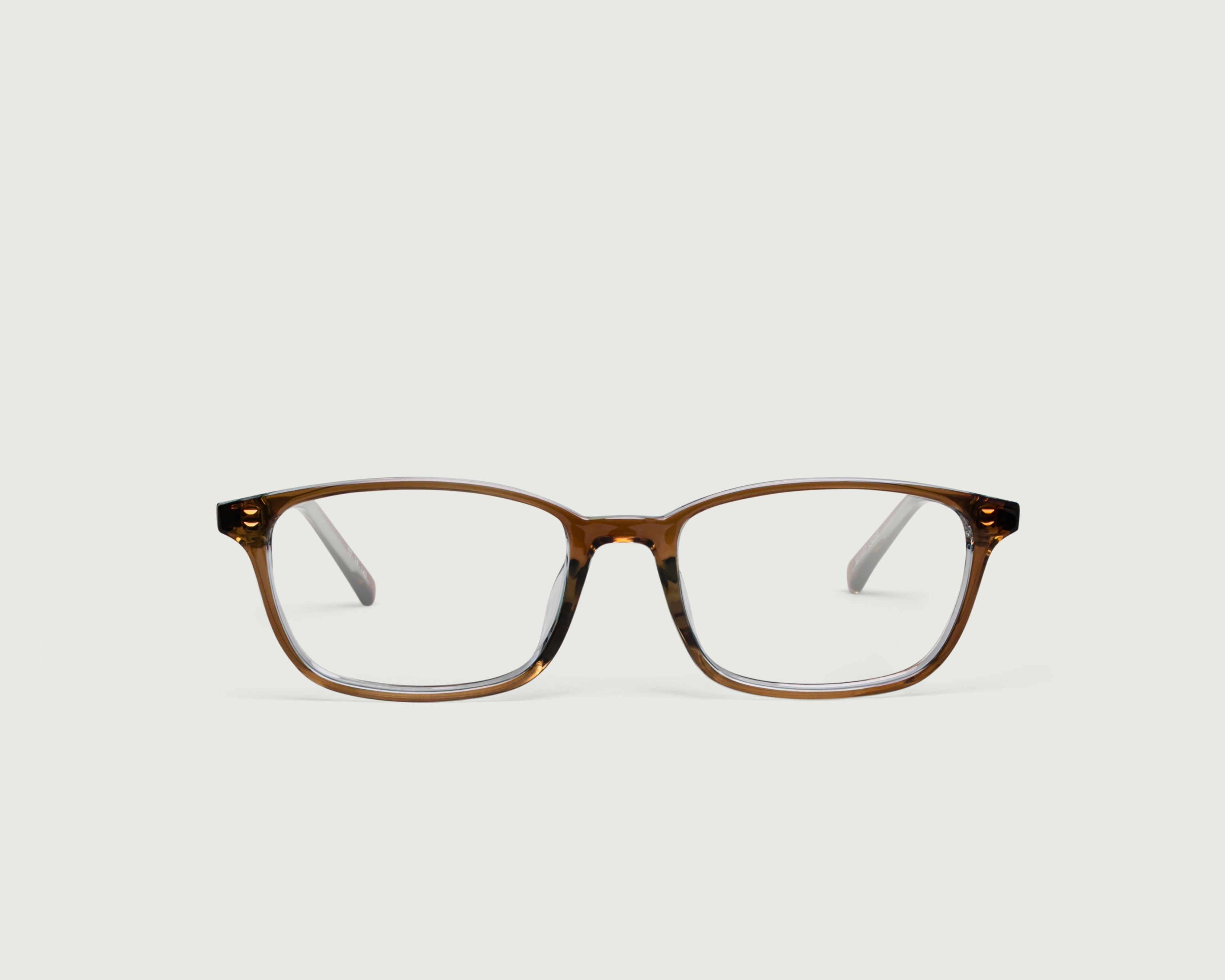 Amber Brown::Neal Eyeglasses rectangle brown plastic front (4687758557238)