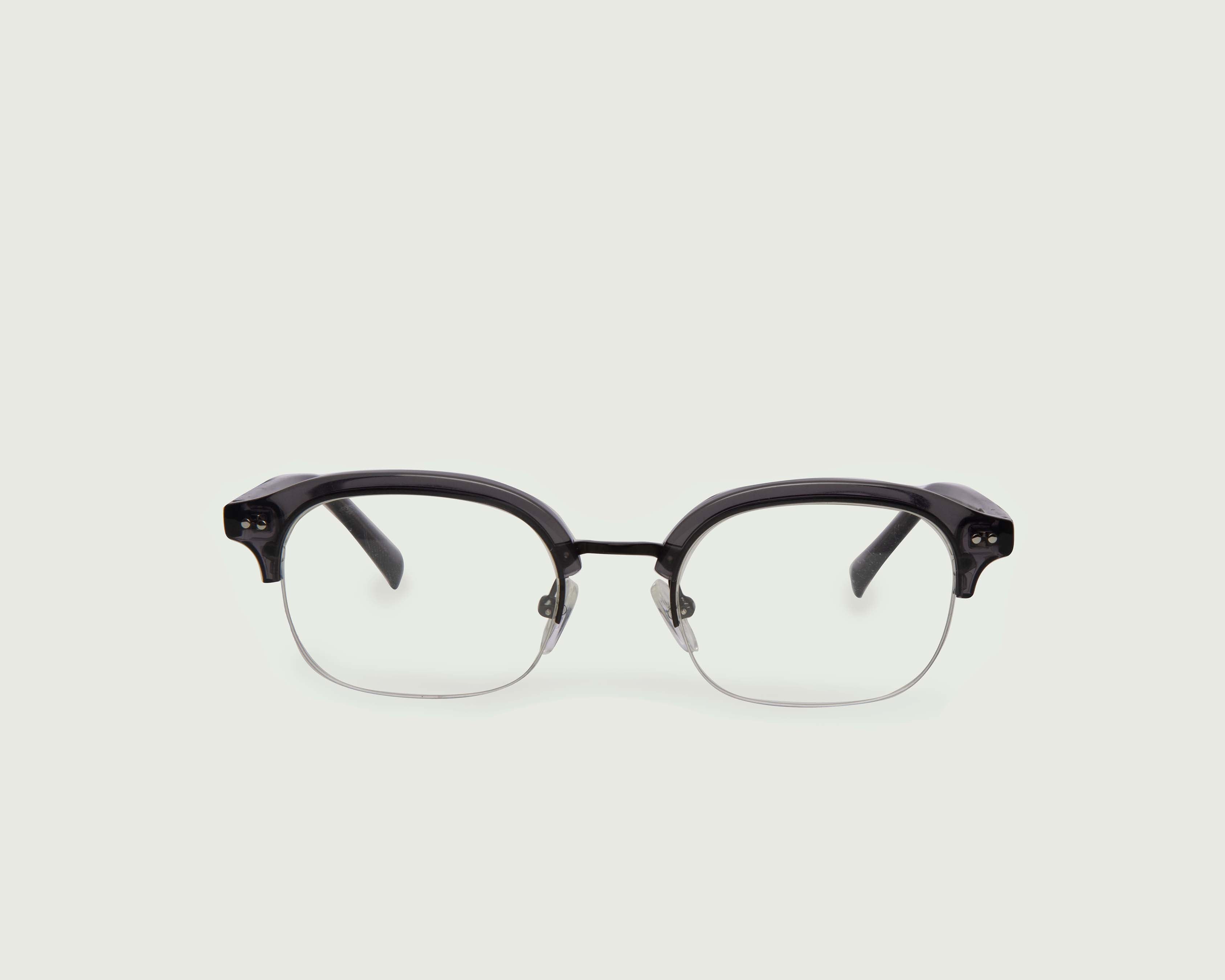 Ant::Gregor Eyeglasses browline black acetate front (6662837338166)
