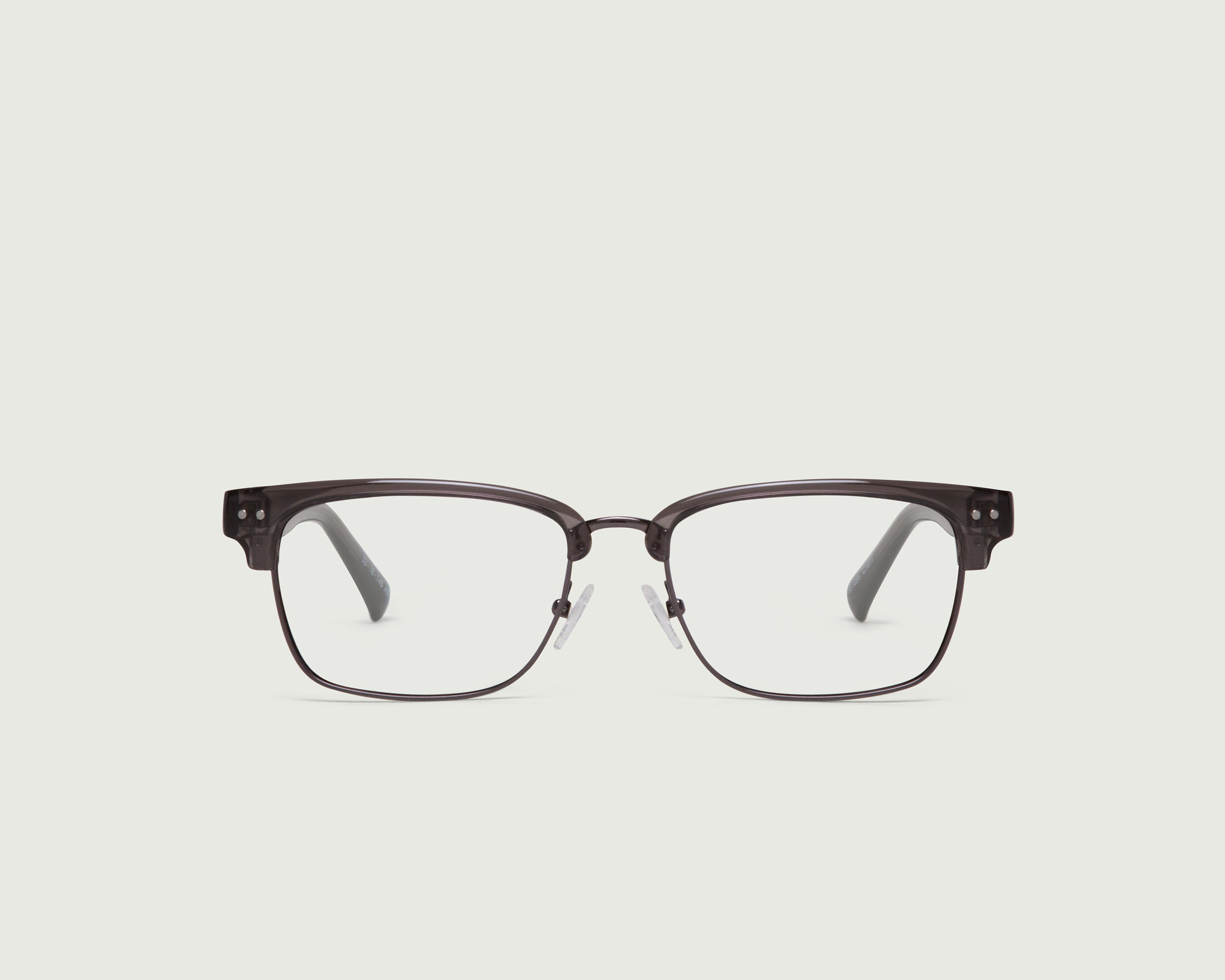 Ant::Barragan Eyeglasses browline black plastic front (4687758327862)