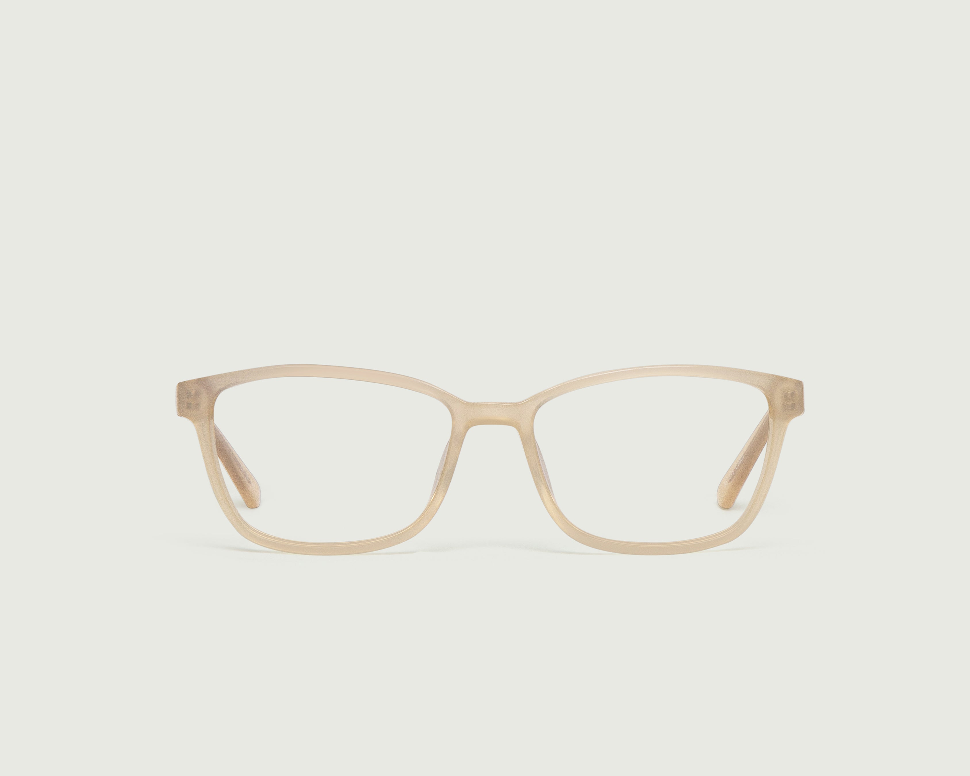 Murky::Beckett Eyeglasses rectangle nude acetate front