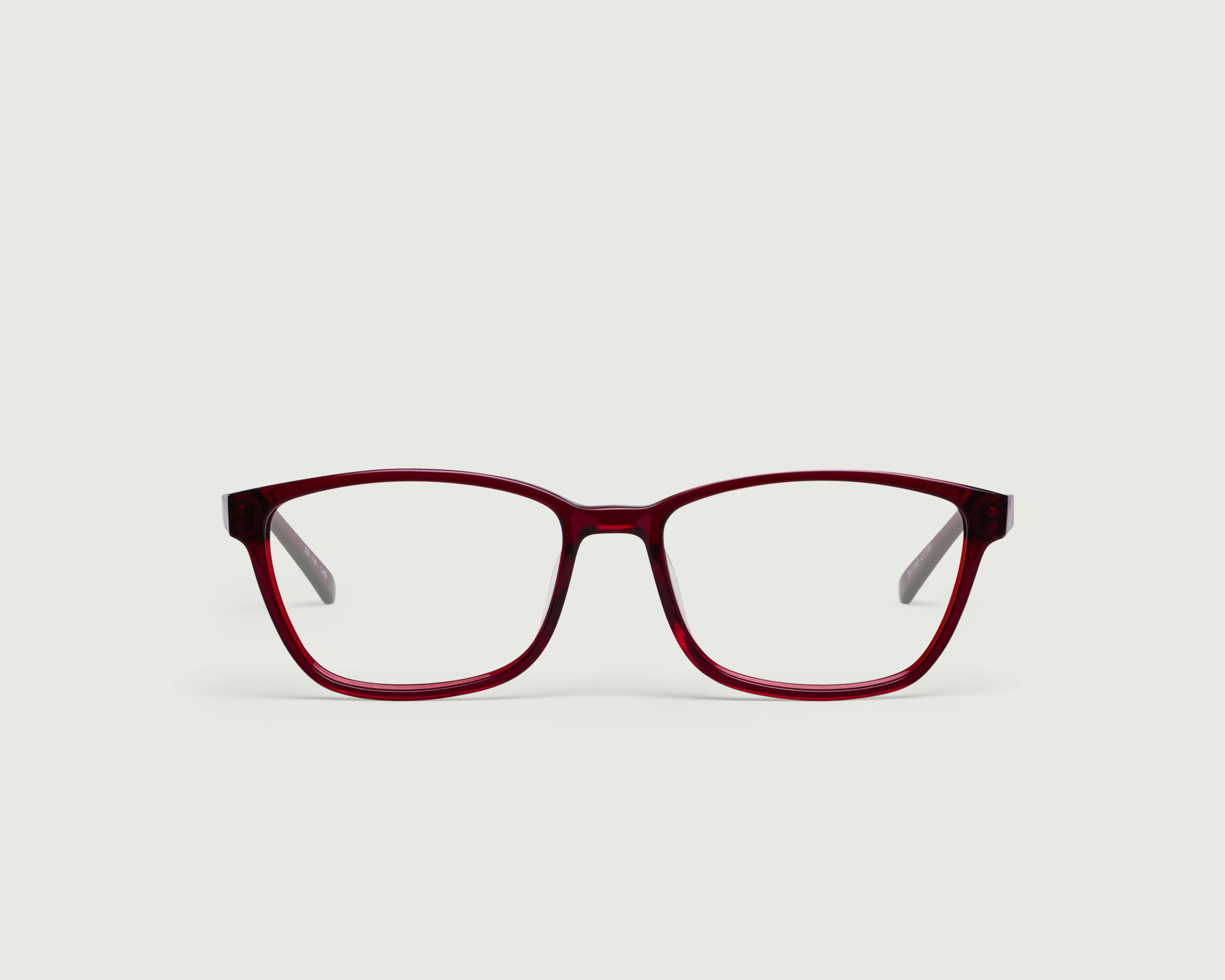 Malbec::Beckett Eyeglasses rectangle red acetate front (6659589406774)