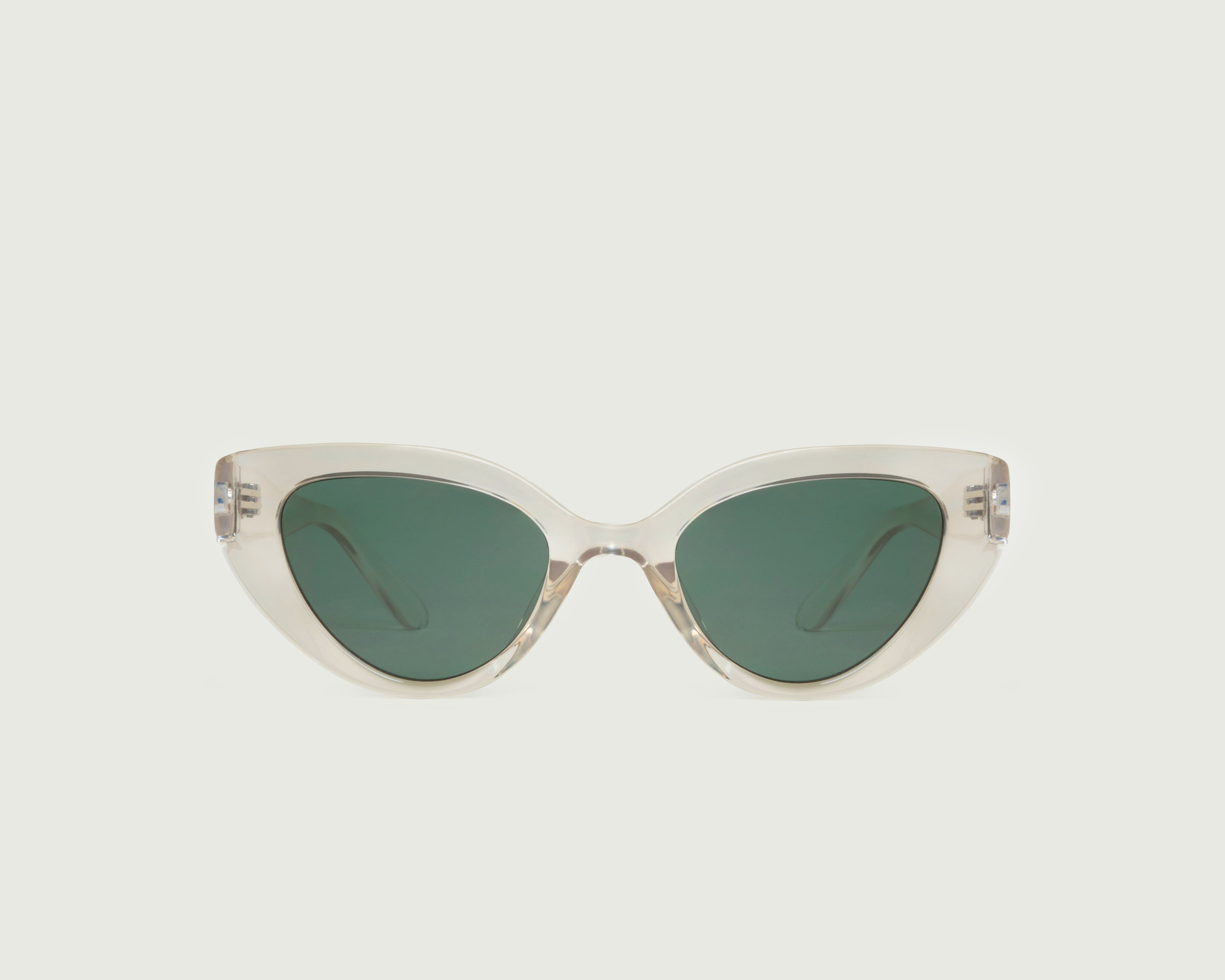 Champagne::Fern Sunglasses cateye clear recycled polyester front