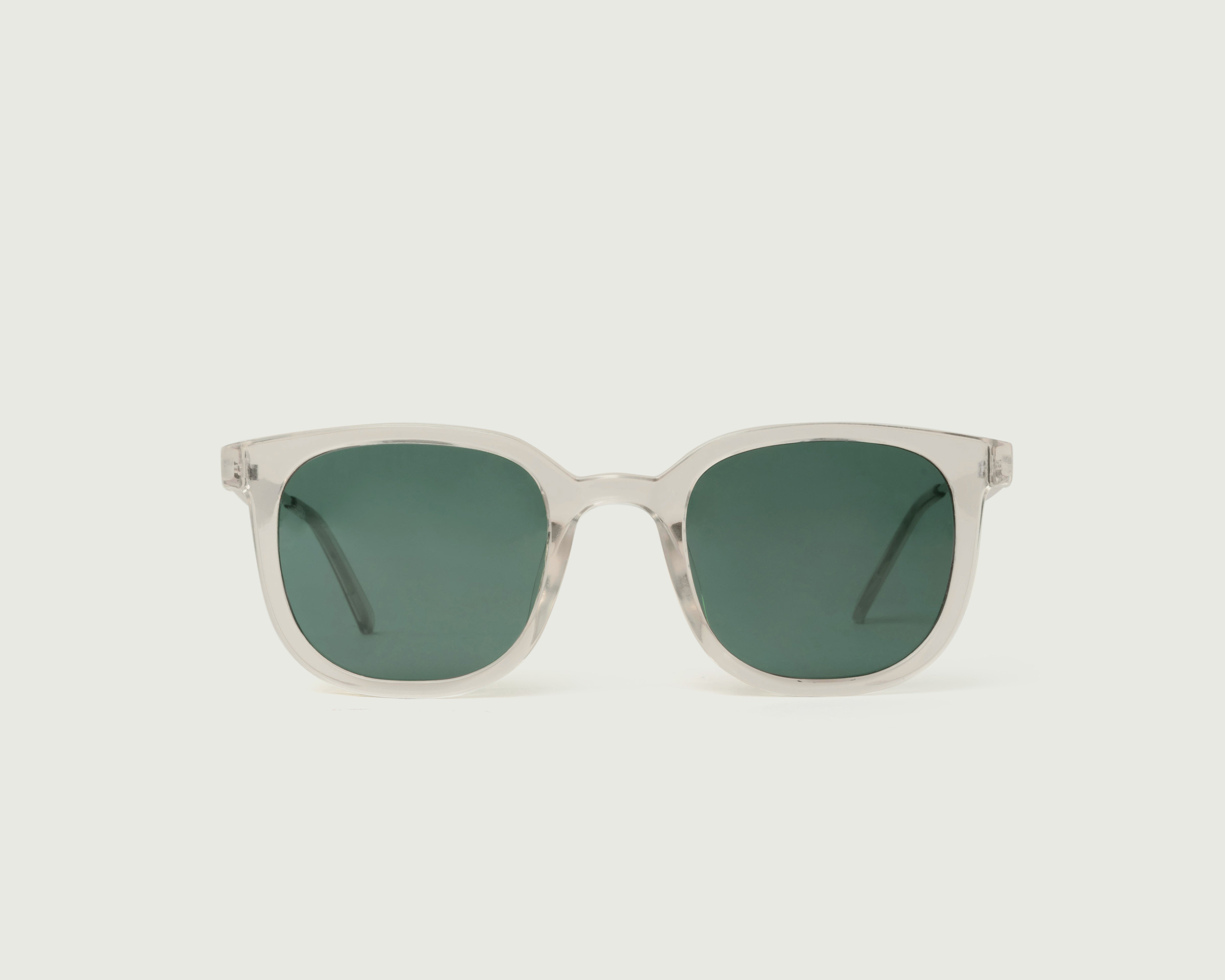 Champagne::Miles Sunglasses square clear recycled polyester front