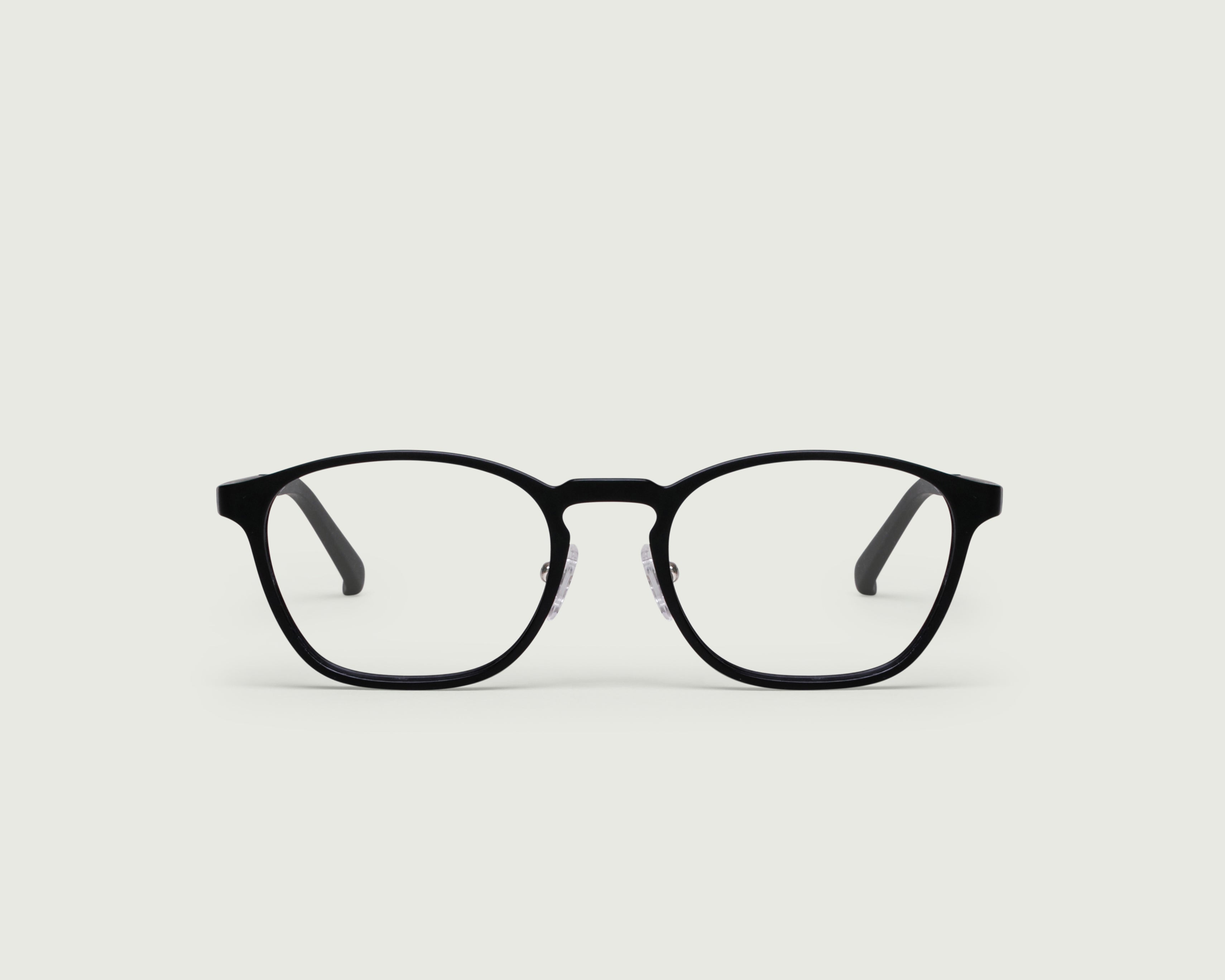 Charcoal::Columbus Eyeglasses square black plastic front (4687757869110)