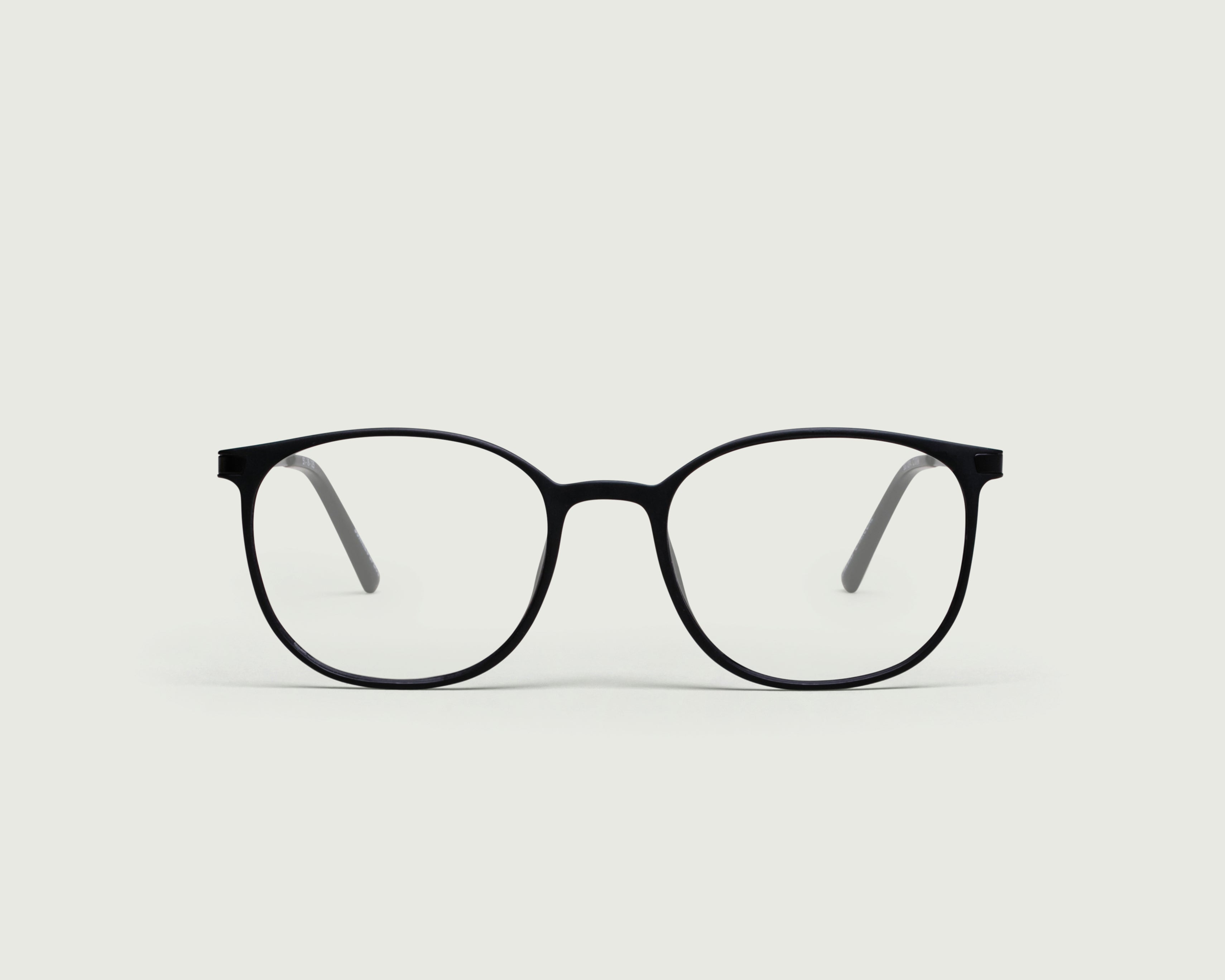 Charcoal::Alexi Eyeglasses round black plastic front (4687757770806)