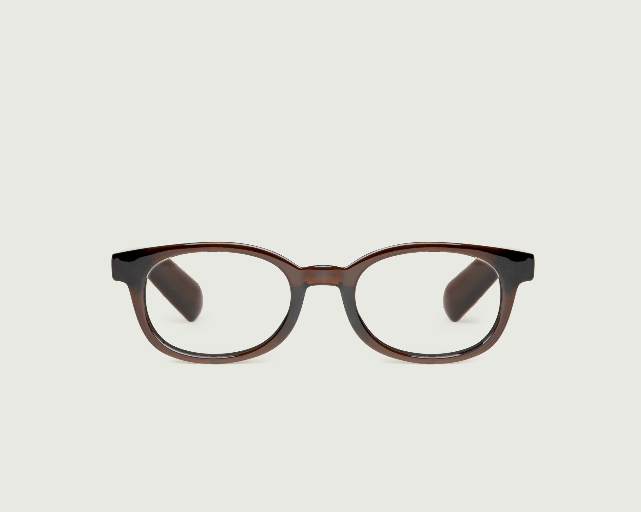 Coal::Oval 1 Eyeglasses round red recycled polyester front