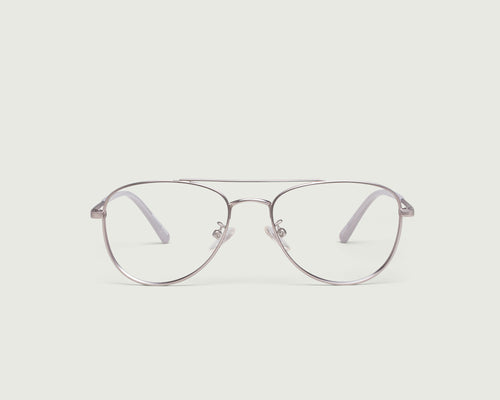 Coin::Julius Eyeglasses pilot gray metal front (4687757344822)