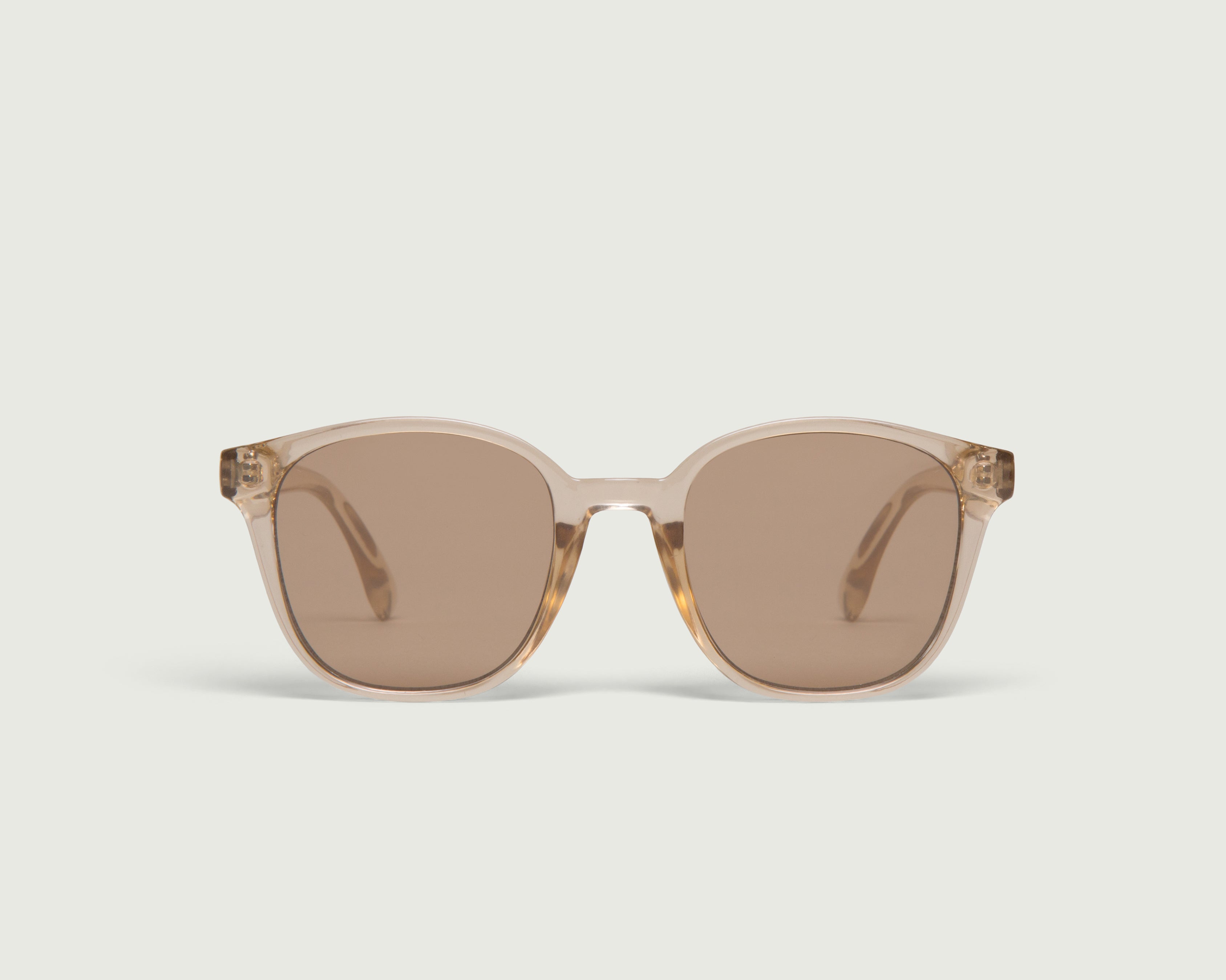 Cornhusk::Neo Sunglasses square taupe plastic front (4687760719926)