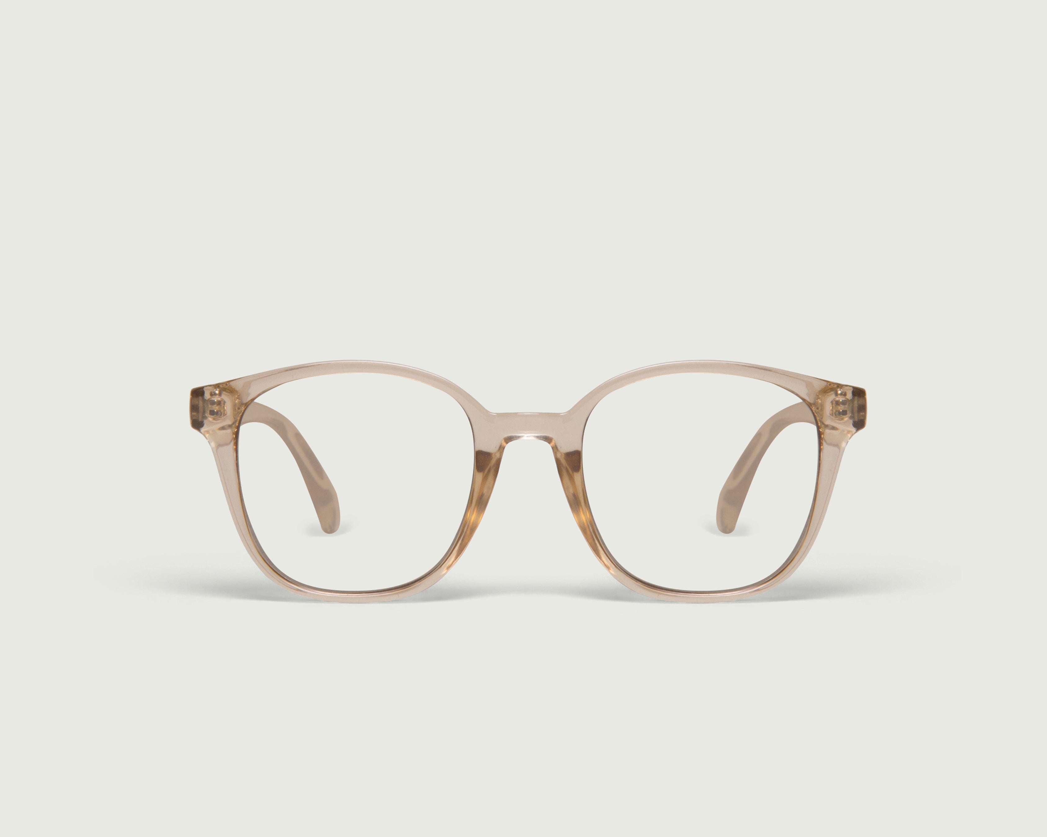 Cornhusk::Neo Anti-Radiation Glasses square taupe plastic front (6613797044278)