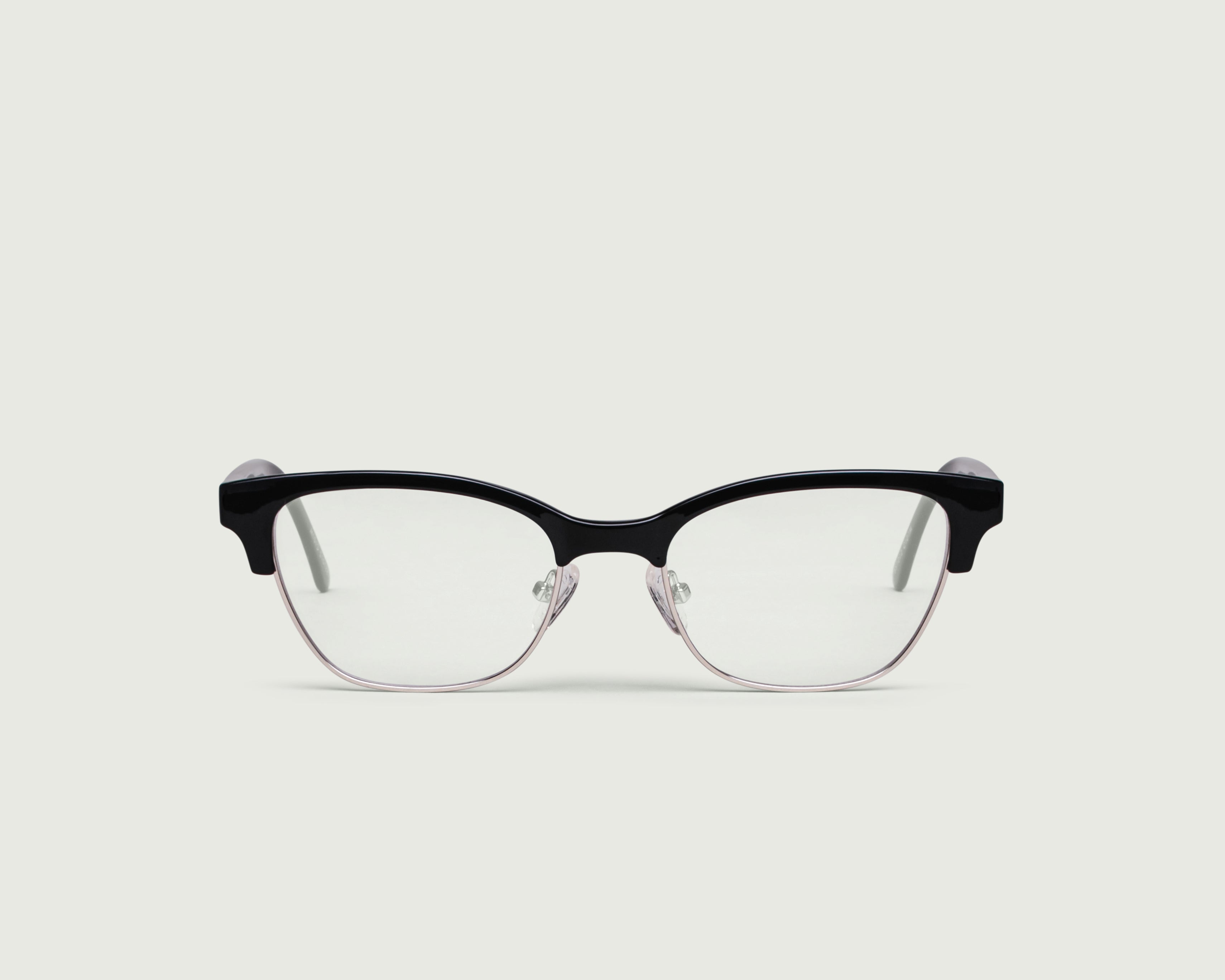 Ink::Denna Eyeglasses cat eye black plastic front