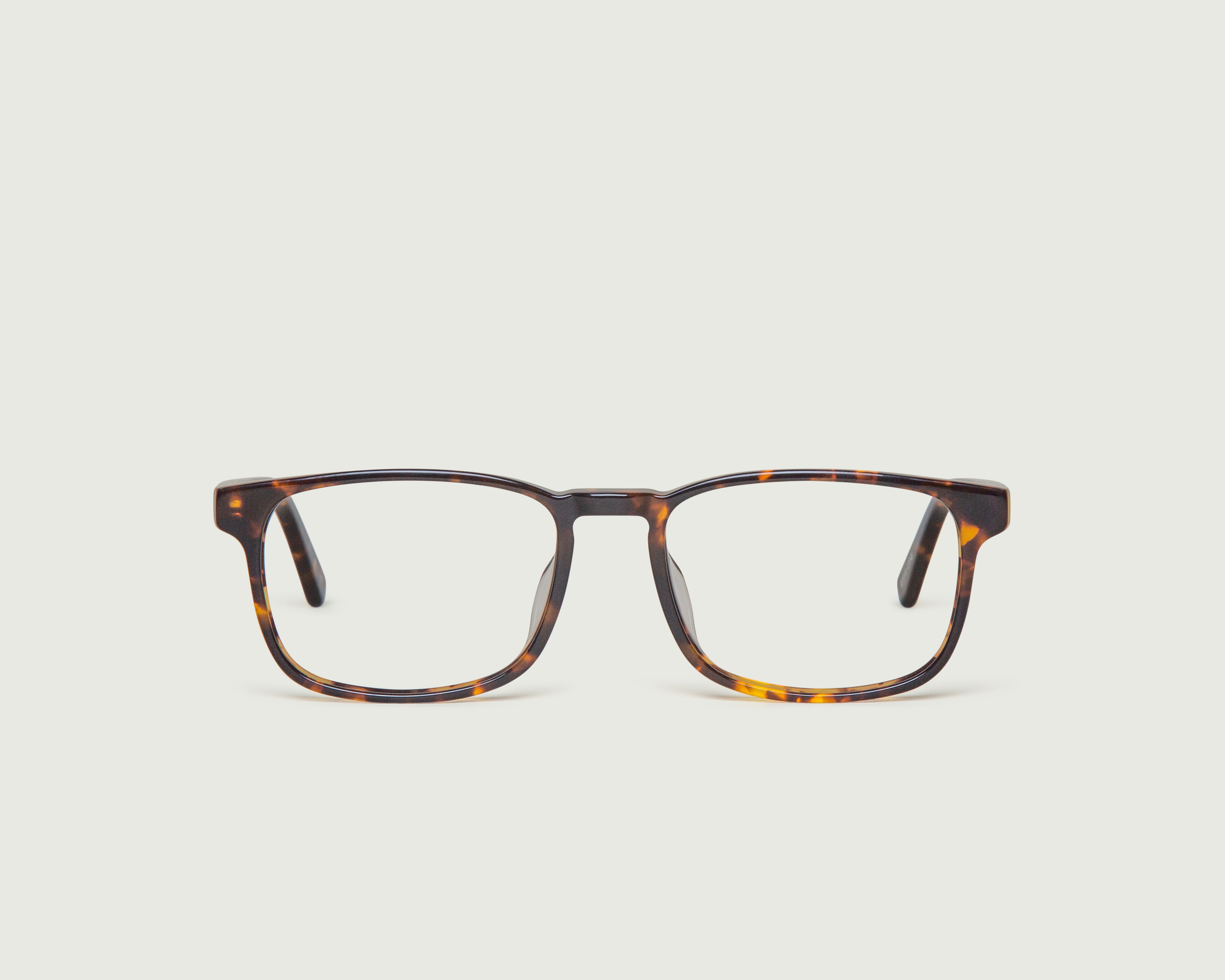 Dark Tort::Hans Eyeglasses square tort acetate front
