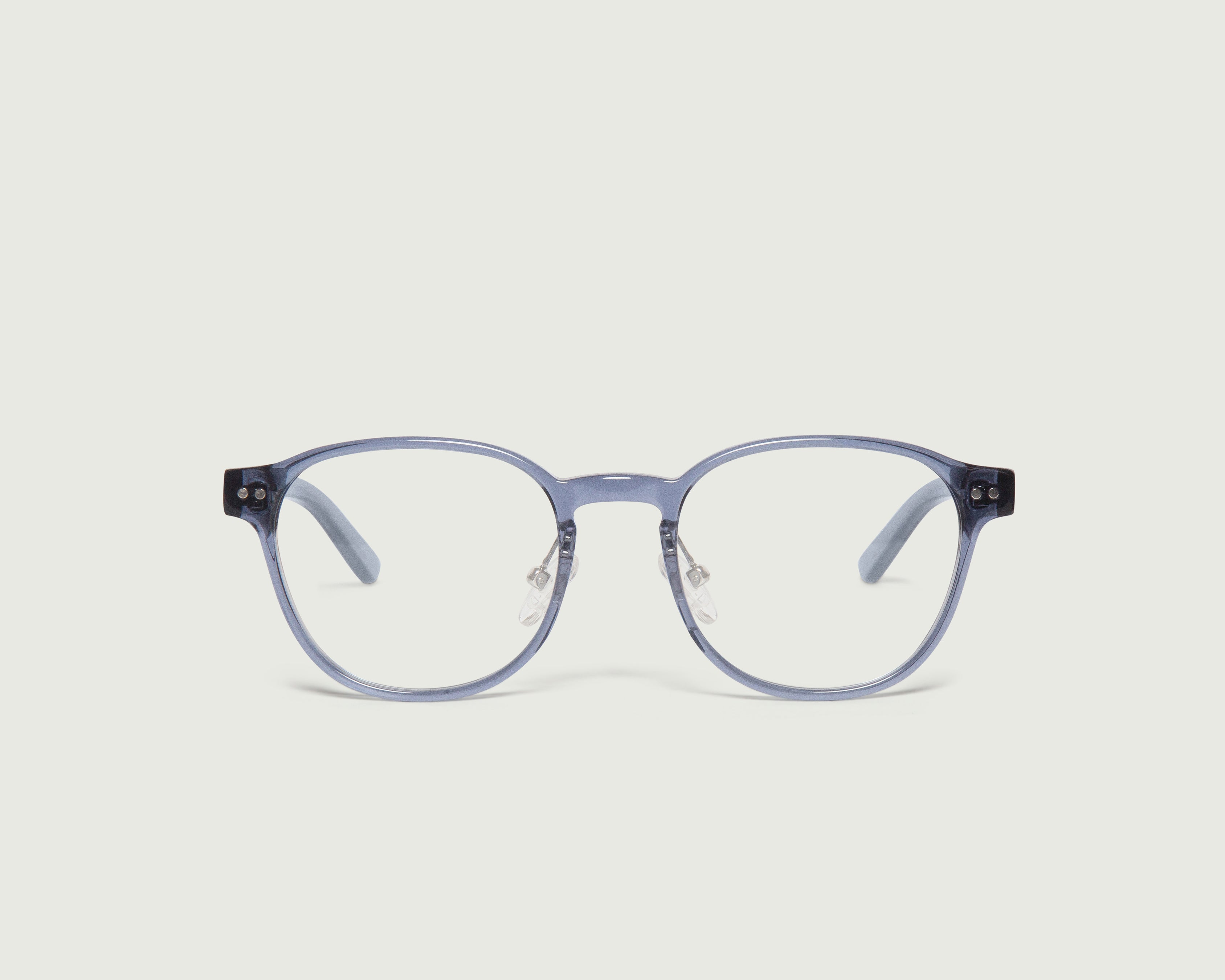 Denim::Orman Eyeglasses round blue acetate front (4687756623926)