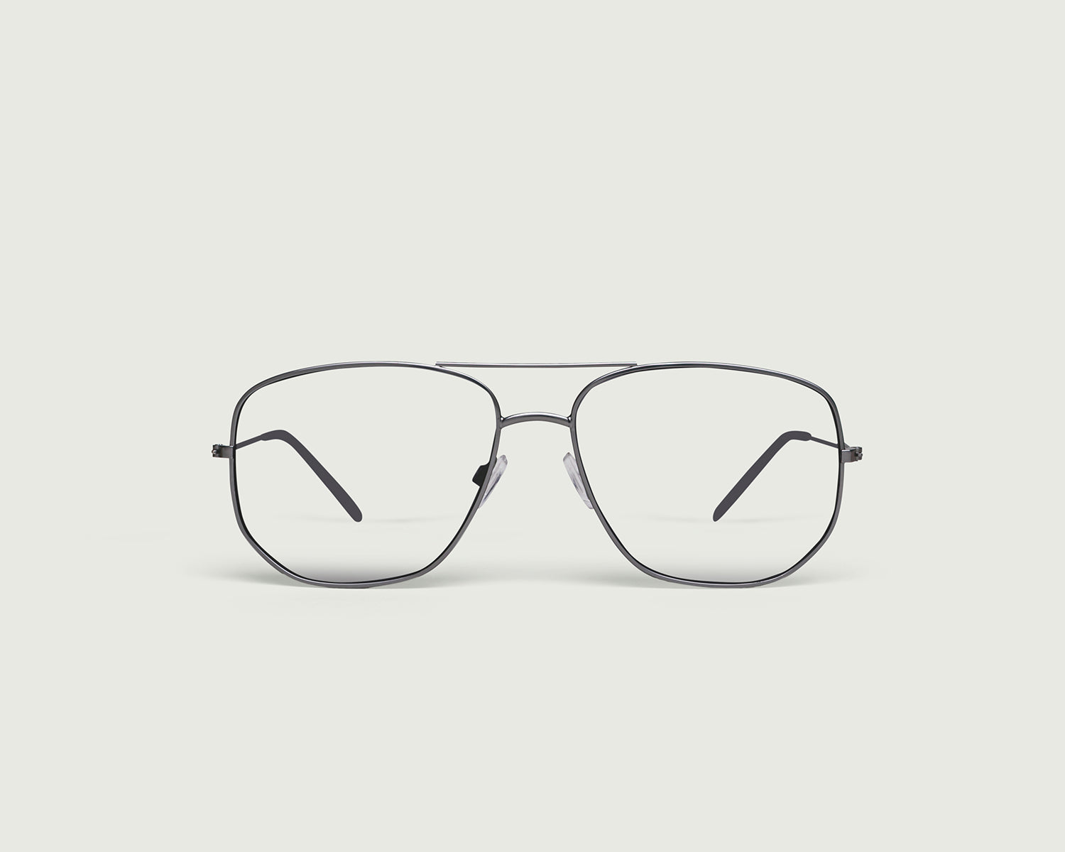 Gunmetal::Dom  Anti-Radiation Glasses pilot black metal front (6673624662070)
