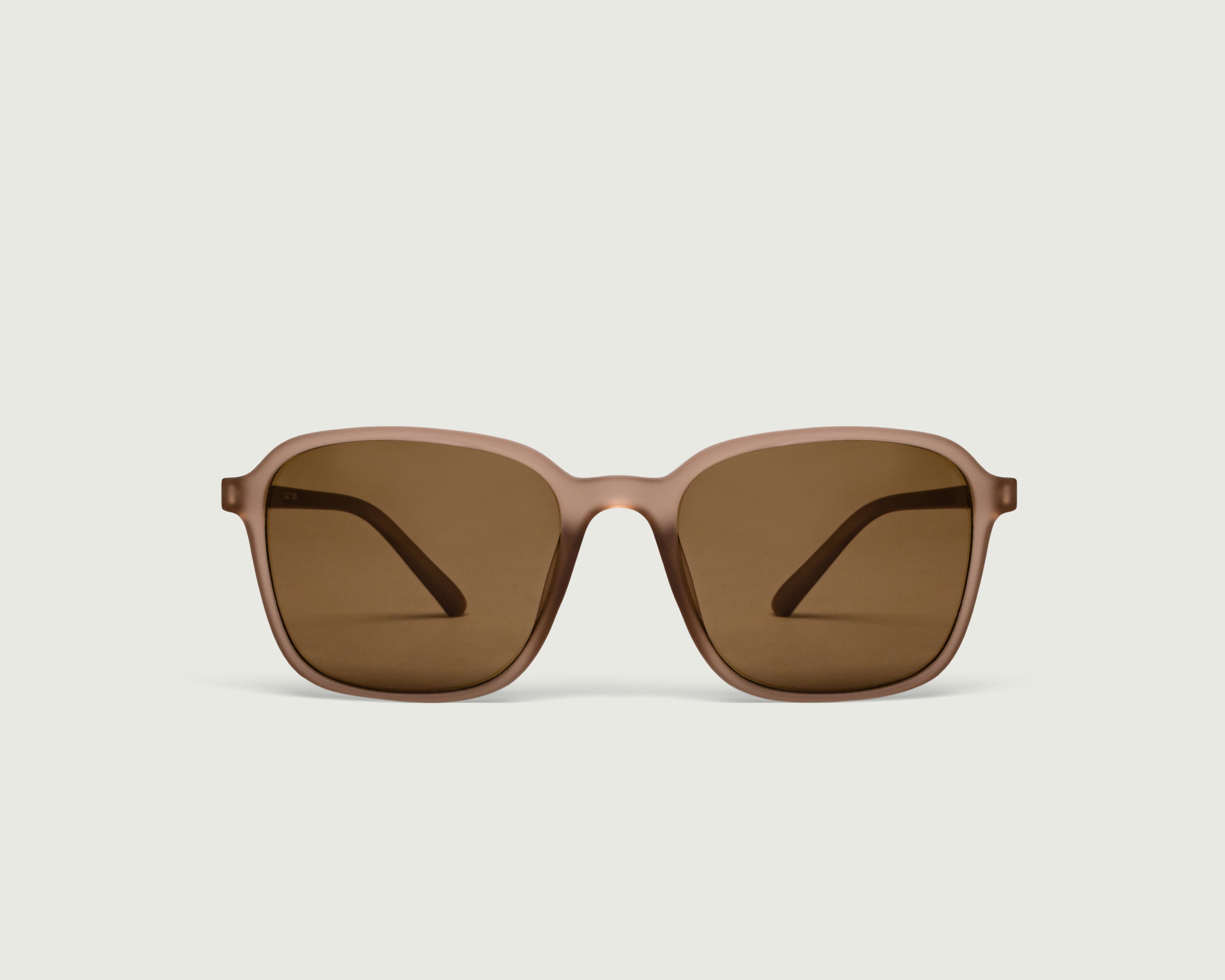 Elm::Lazlo Sunglasses square brown plastic front (4687761571894)