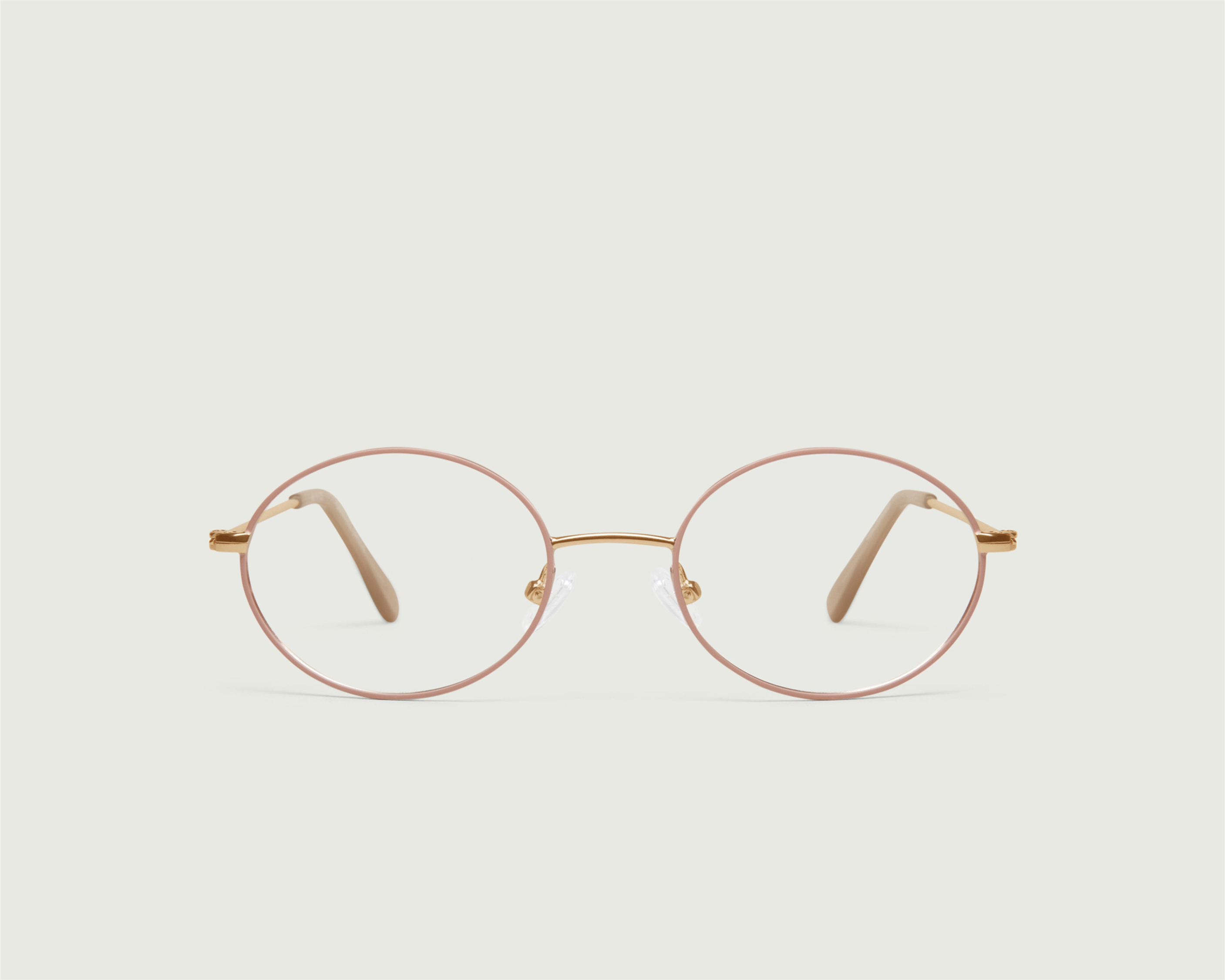 Cedar::Reese Anti-Radiation Glasses round brown metal front