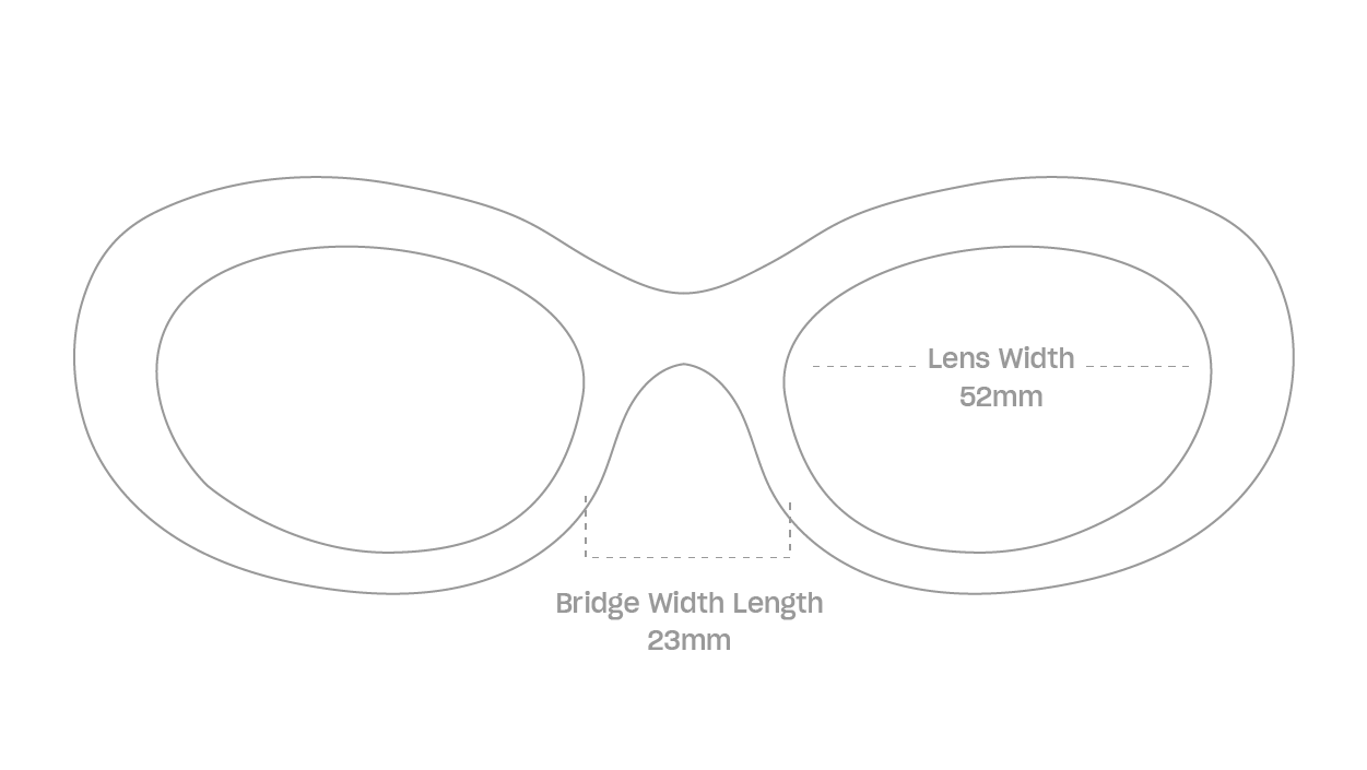 measurement::lens width Rio Sunglasses oval recycled polyester (6679147249718)