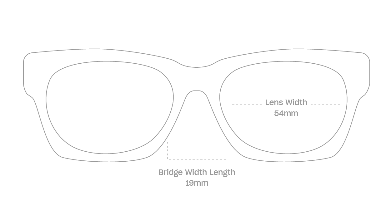 measurement::lens width Wolf Sunglasses rectangle recycled polyester (6755485188150)