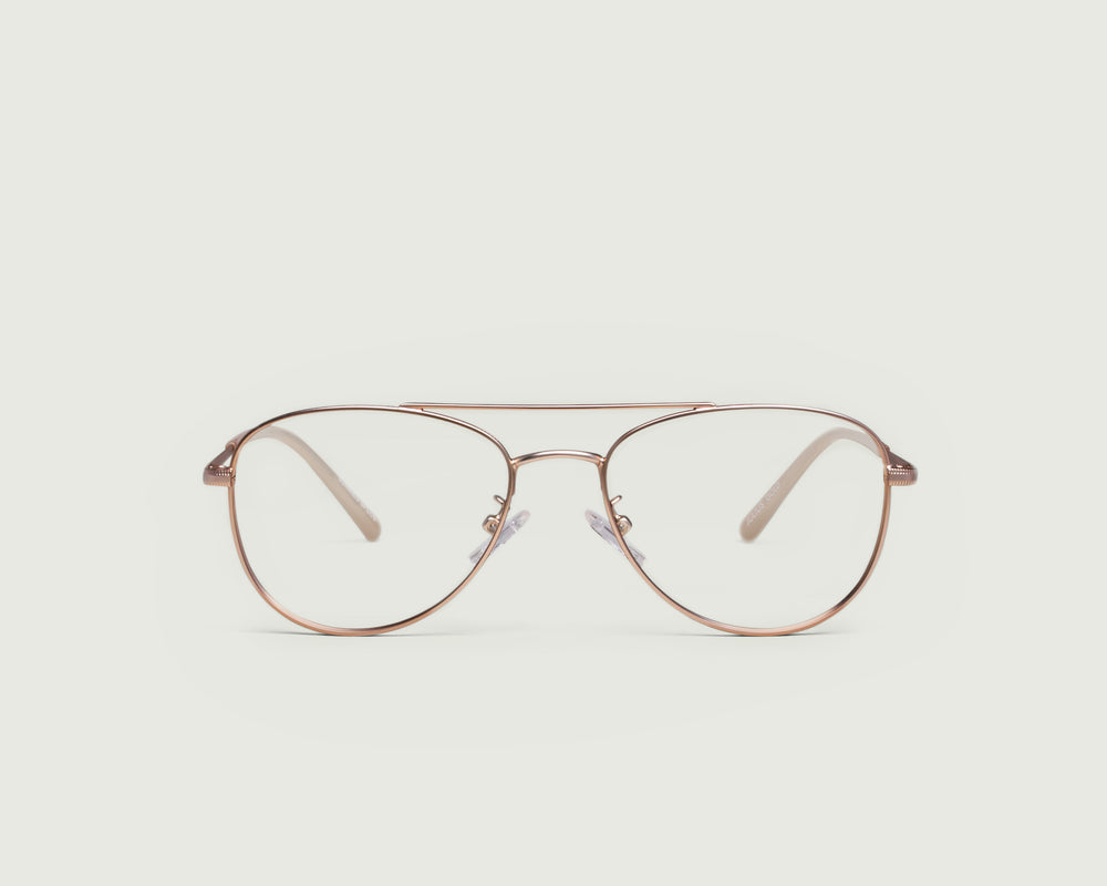 Gold::Julius Eyeglasses pilot gold metal front (4687757344822)