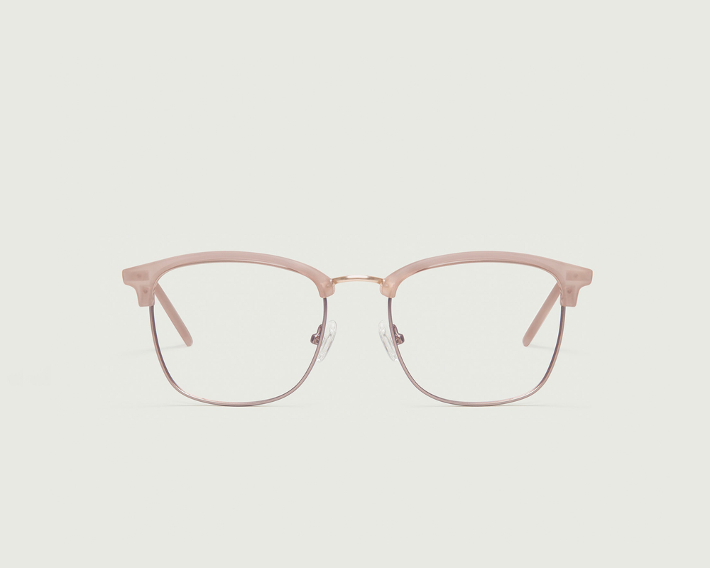 Honey::Nash Eyeglasses browline nude plastic front (6625215545398)