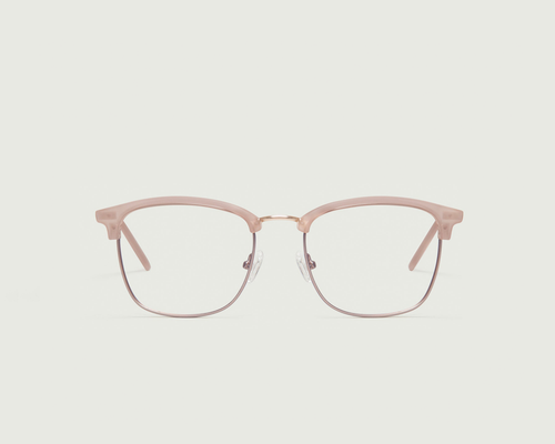 Honey::Nash Eyeglasses browline nude plastic front (6625215545398)
