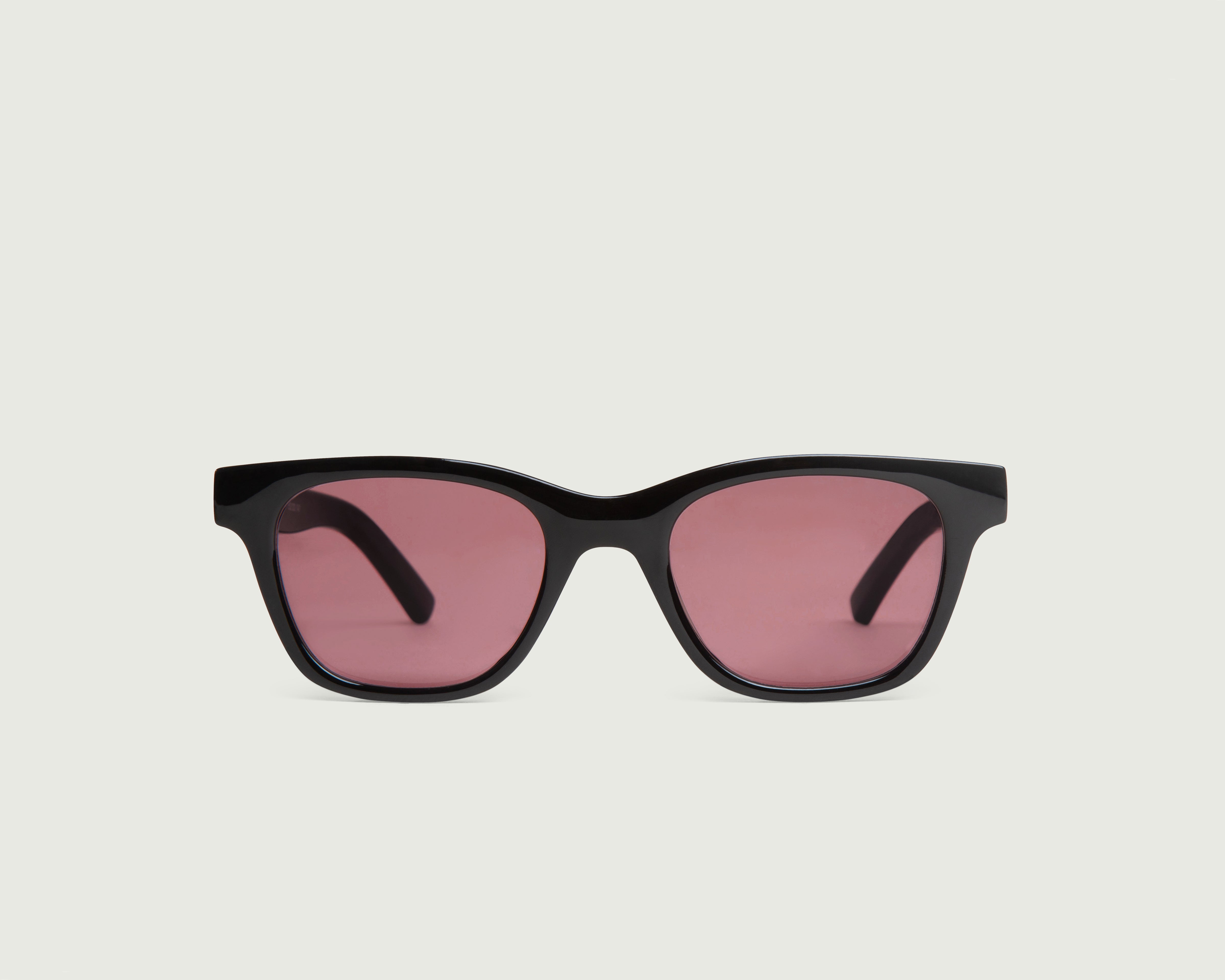Ink-Cheshire::Theo Sunglasses square pink plastic front 