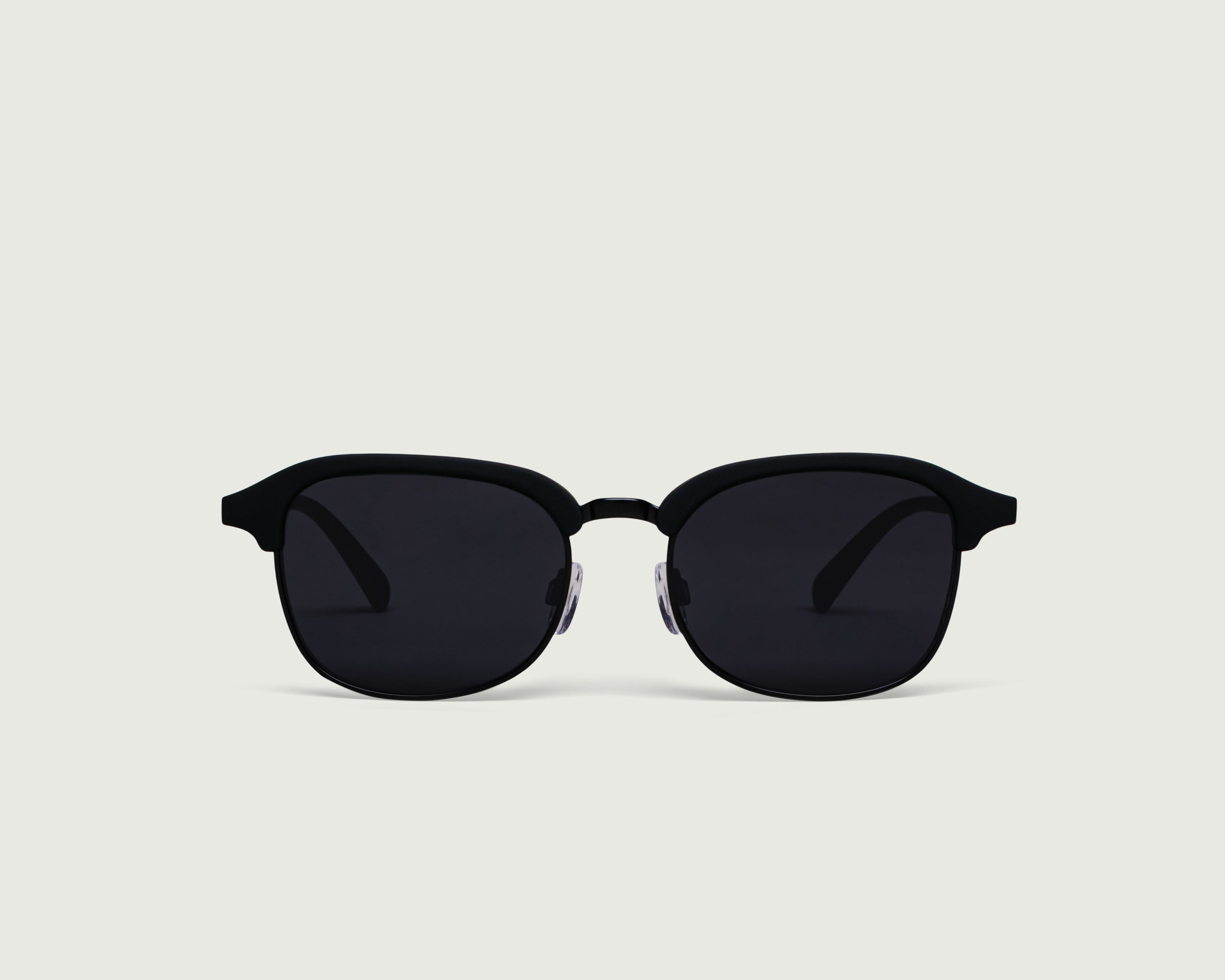Ink::Castro Sunglasses browline black plastic metal front (4687761768502)