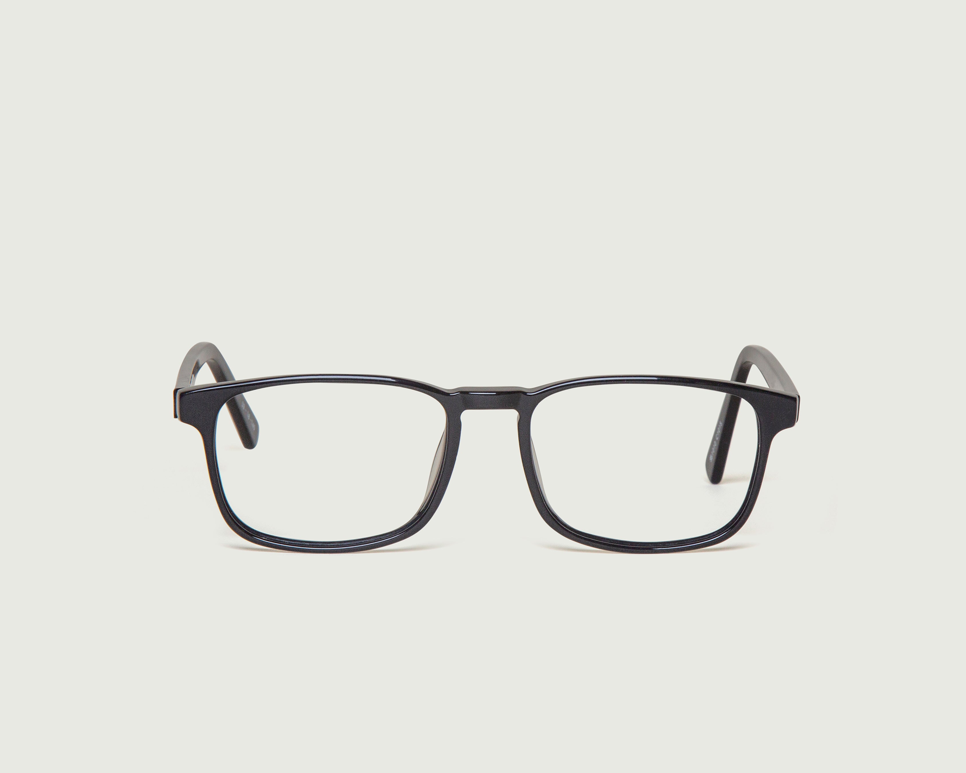 Ink  ::Hans Eyeglasses square black plastic front