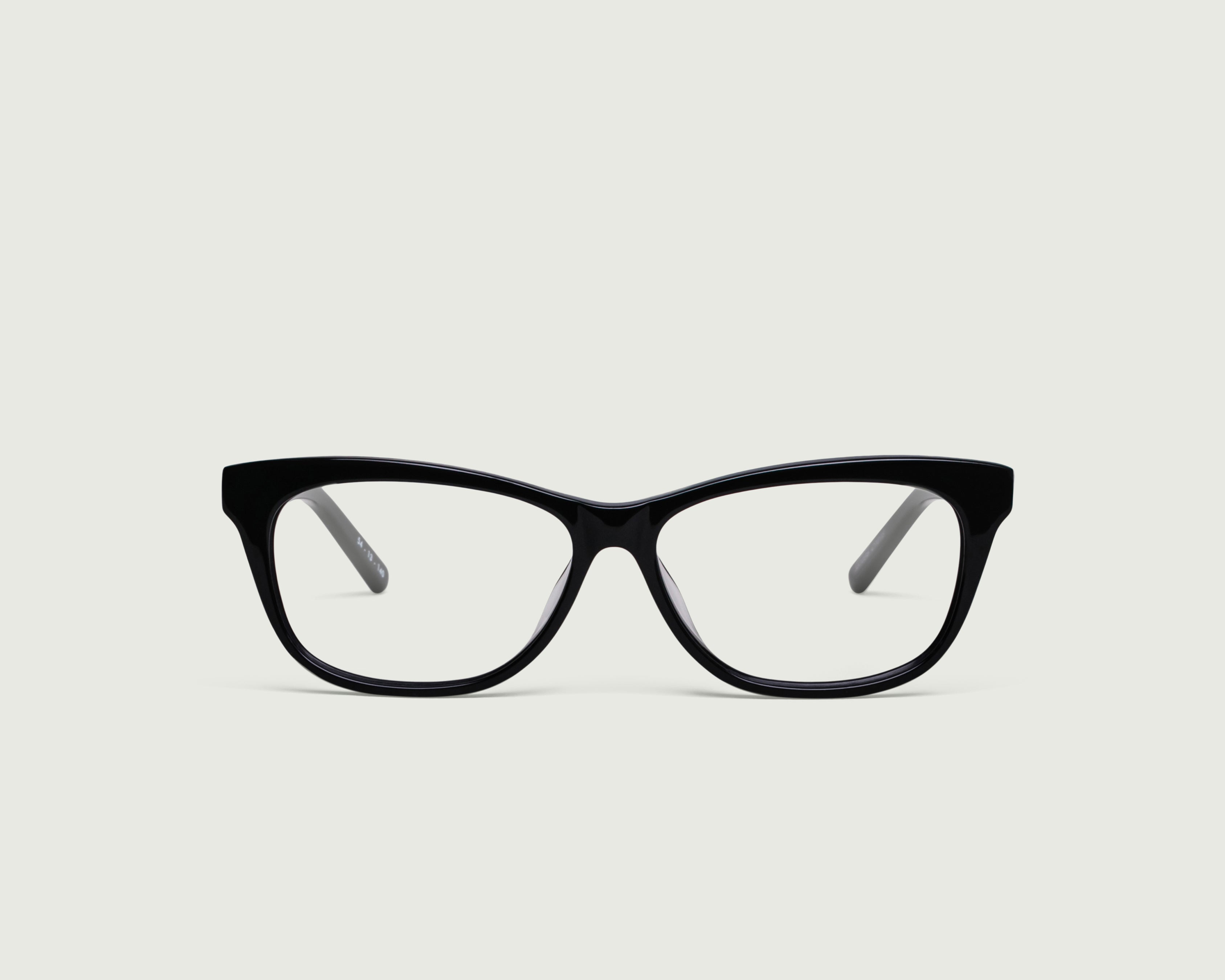 Ink::Lucille Eyeglasses cat eye black acetate front 