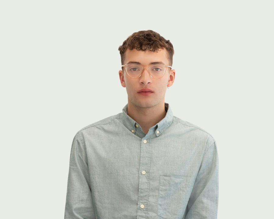 men Ivy Eyeglasses cat eye pink plastic