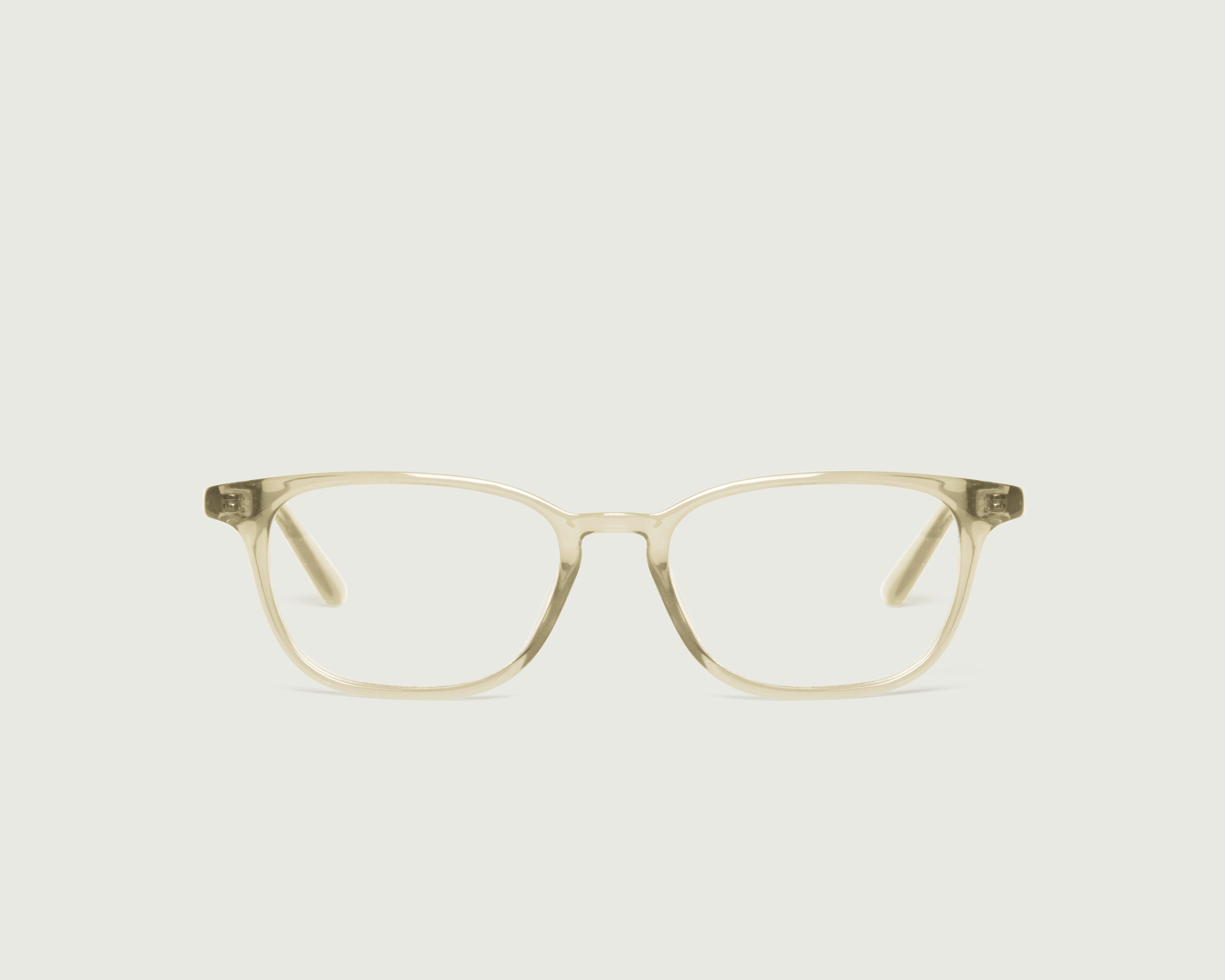 Mushroom ::Rectangle 1 Eyeglasses rectangle nude recycled polyester front