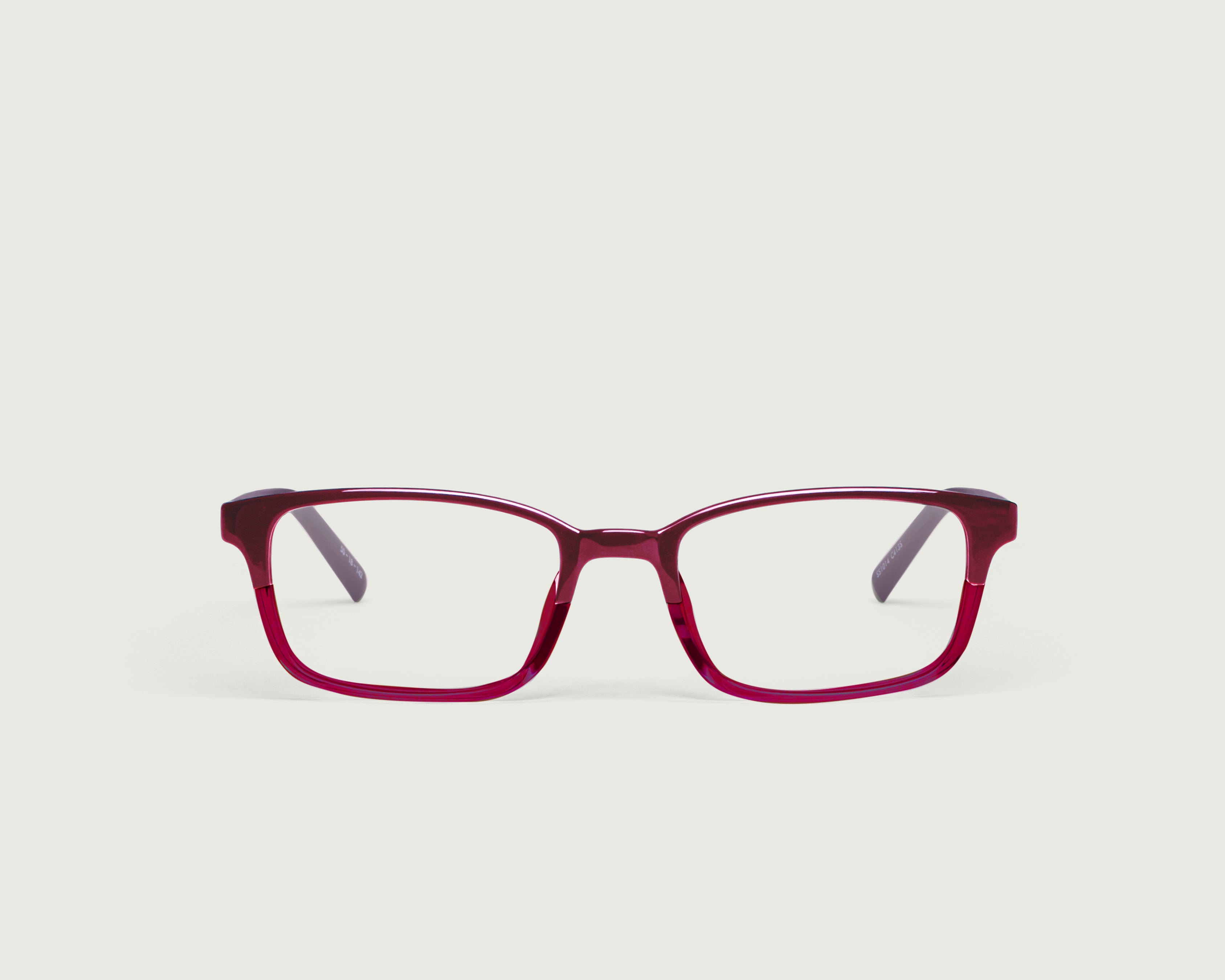 Malbec::Newton Eyeglasses rectangle red plastic  front (4915303776310)