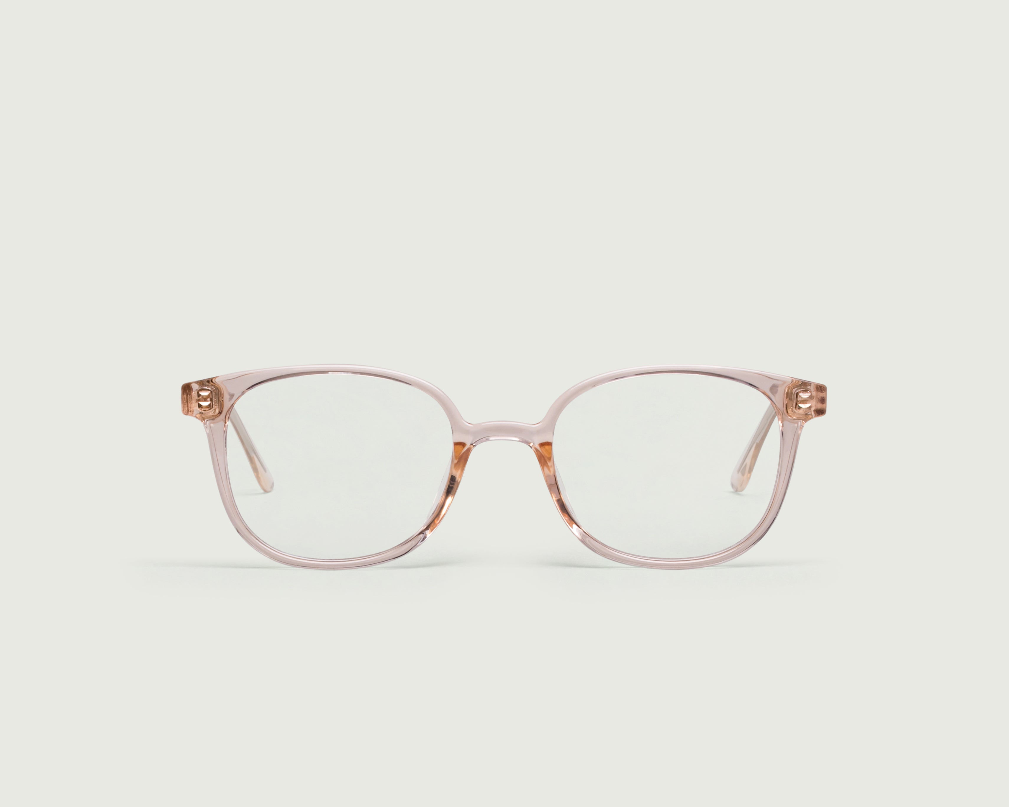 Pale Nude::Bleecker Eyeglasses square nude plastic front (4687757901878)
