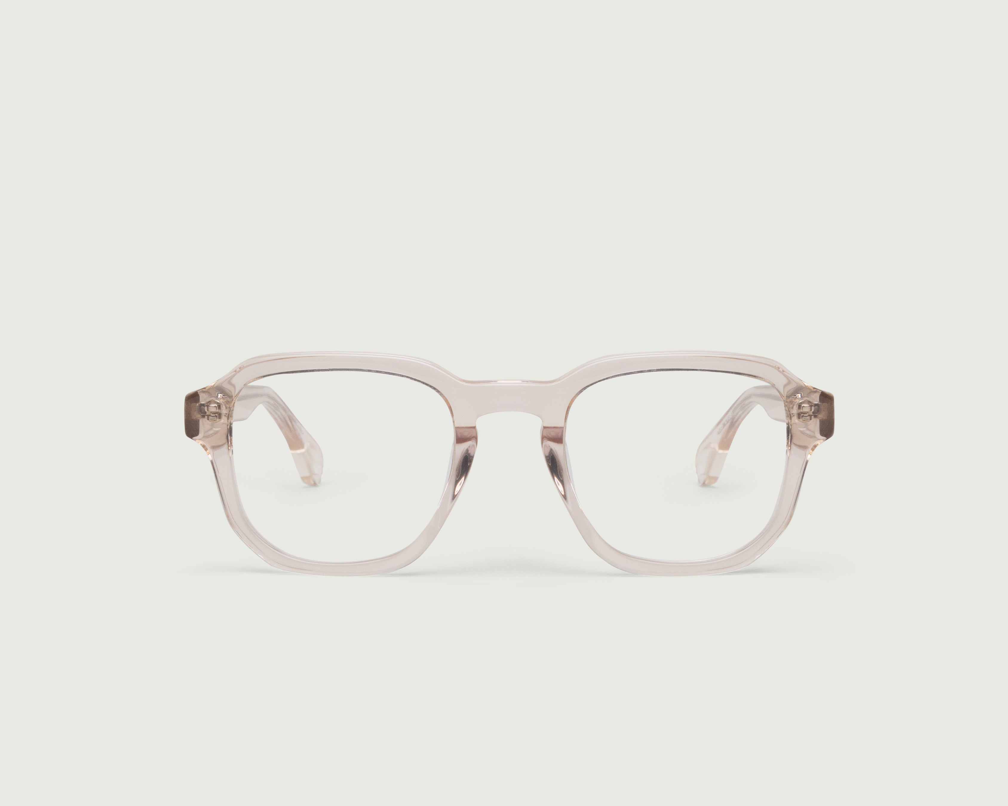 Pale Nude::Wilmur Eyeglasses square nude plastic front diagonal (6609043980342)