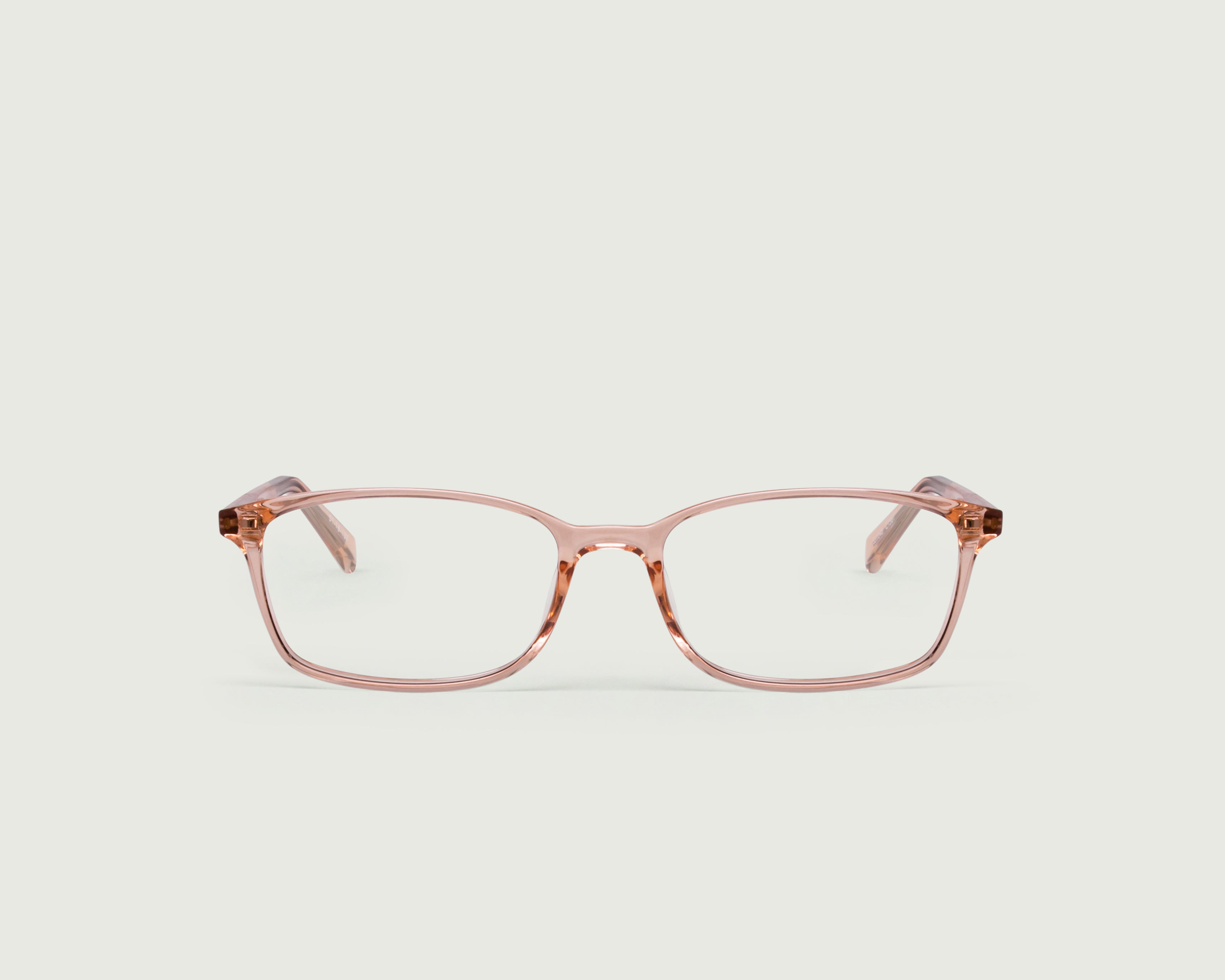 Peach::Arlo Eyeglasses rectangle pink plastic front (4687758524470)