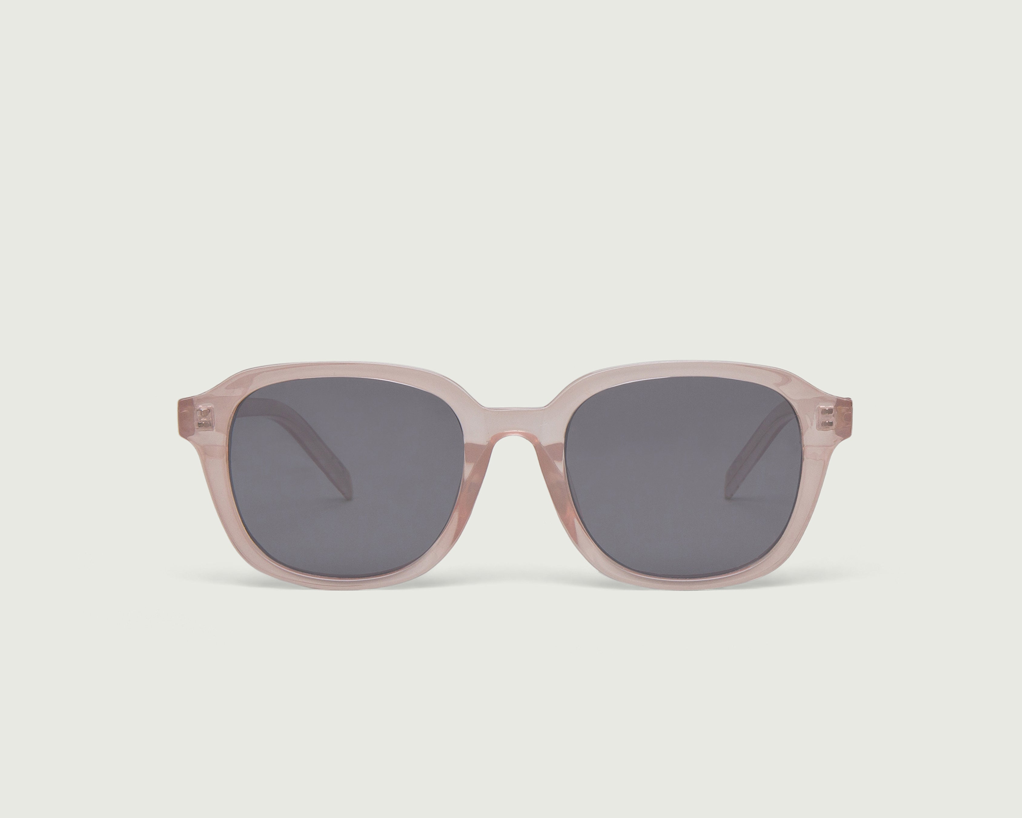 Rose Taupe::Homer Sunglasses square taupe plastic front (4687759966262)