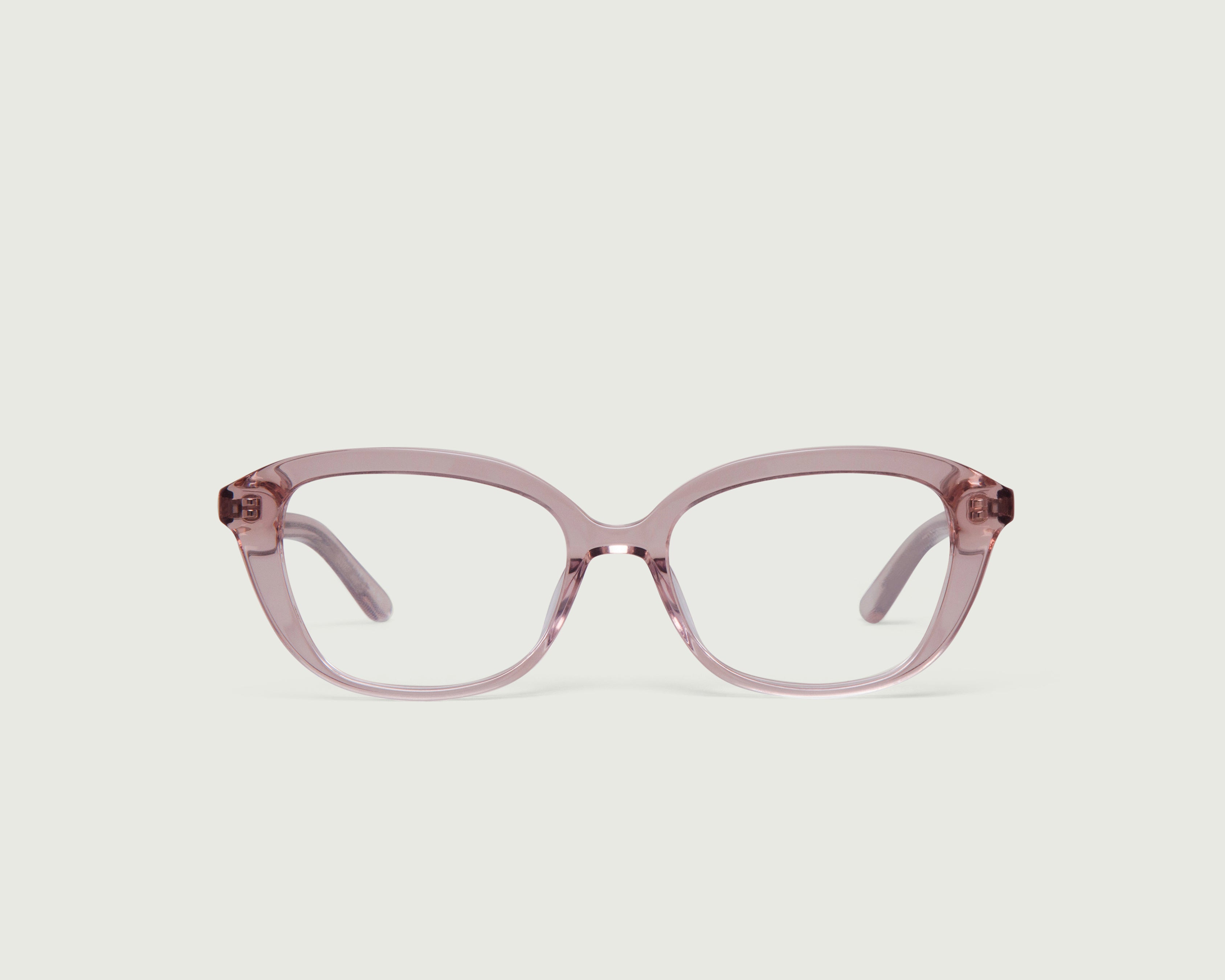 Rose Taupe::Lera Eyeglasses cat eye pink acetate front (4687757148214)