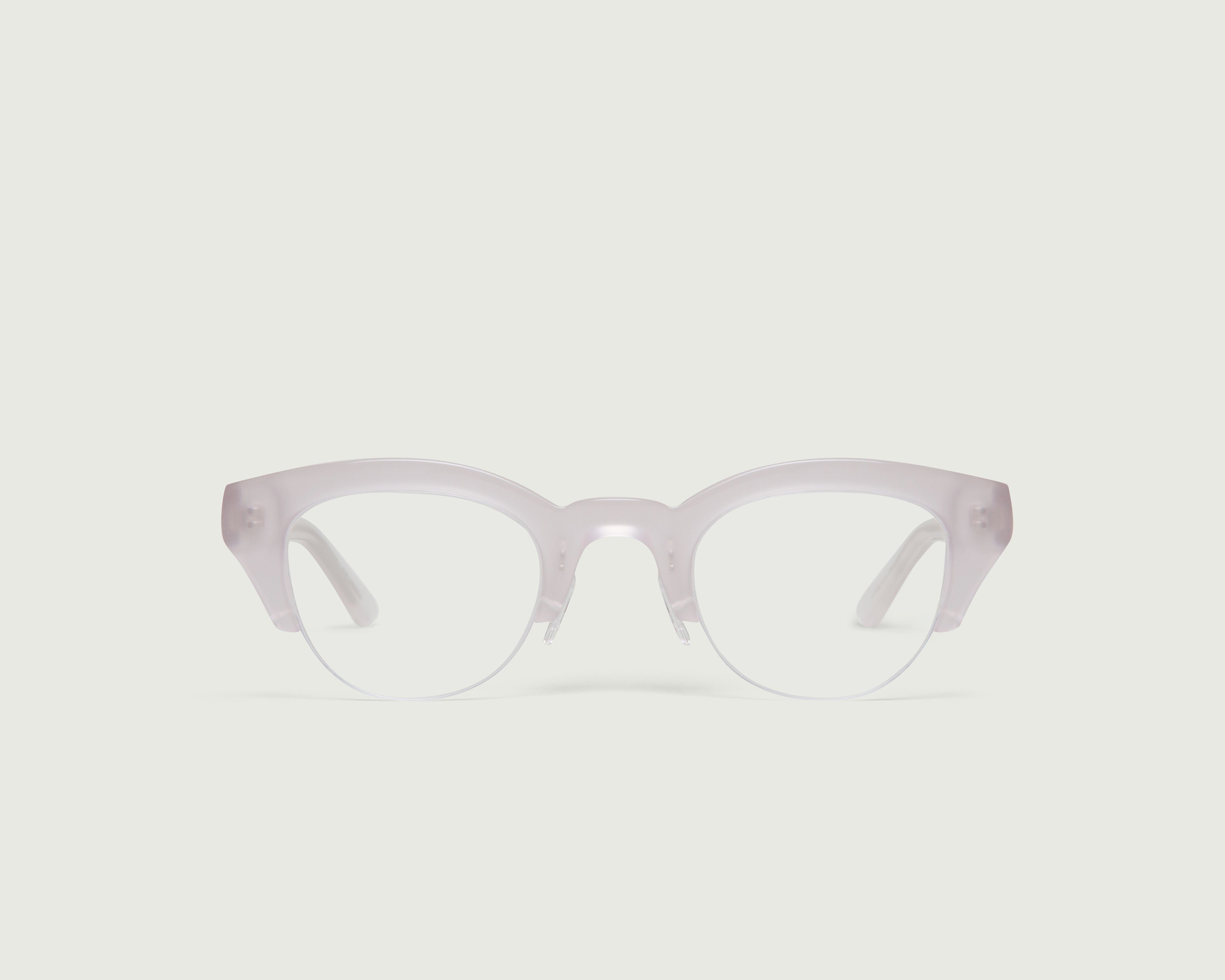 Salt::Peggy Eyeglasses cat eye white acetate front (4687757049910)