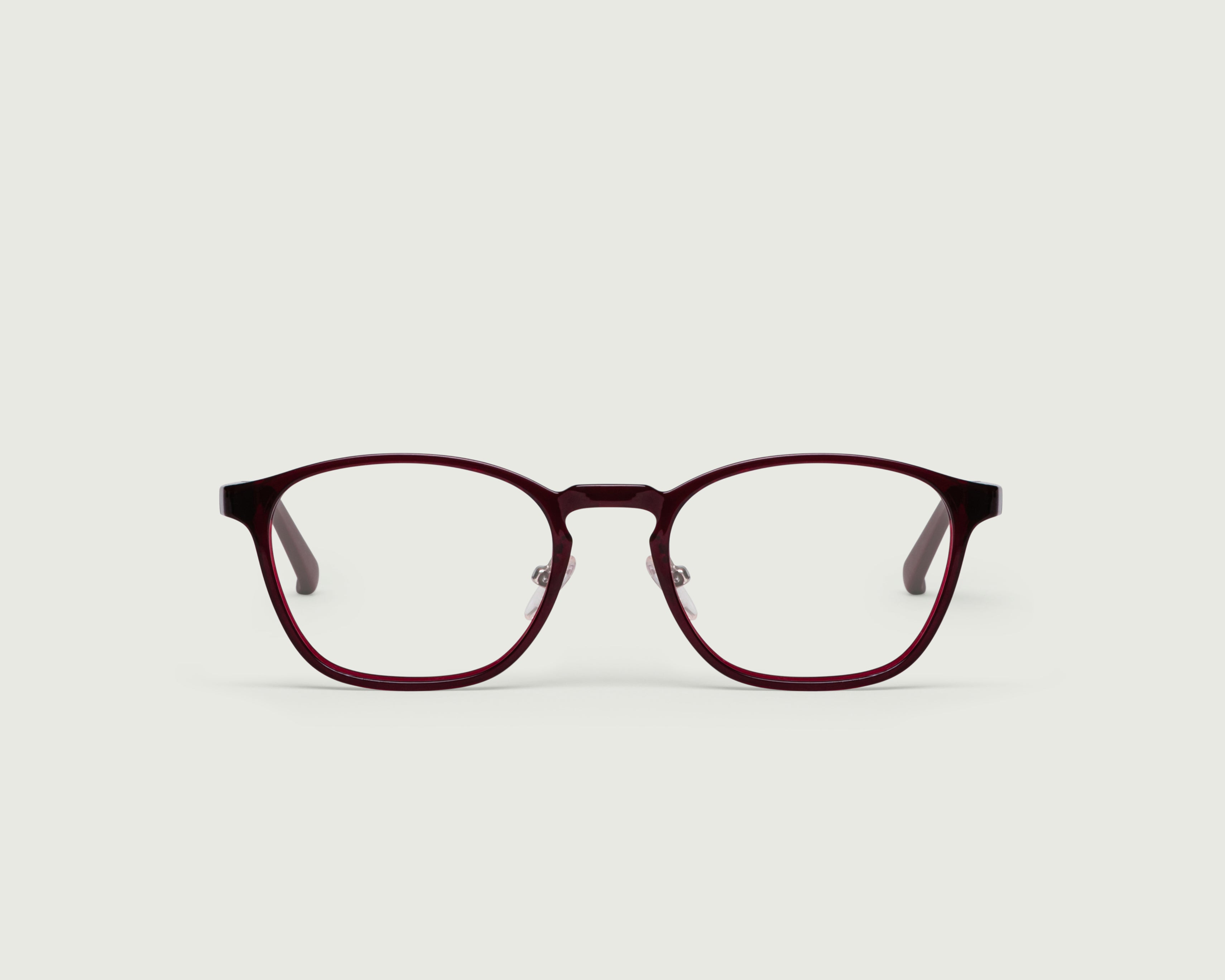 Shiraz::Columbus Eyeglasses square red plastic front (4687757869110)
