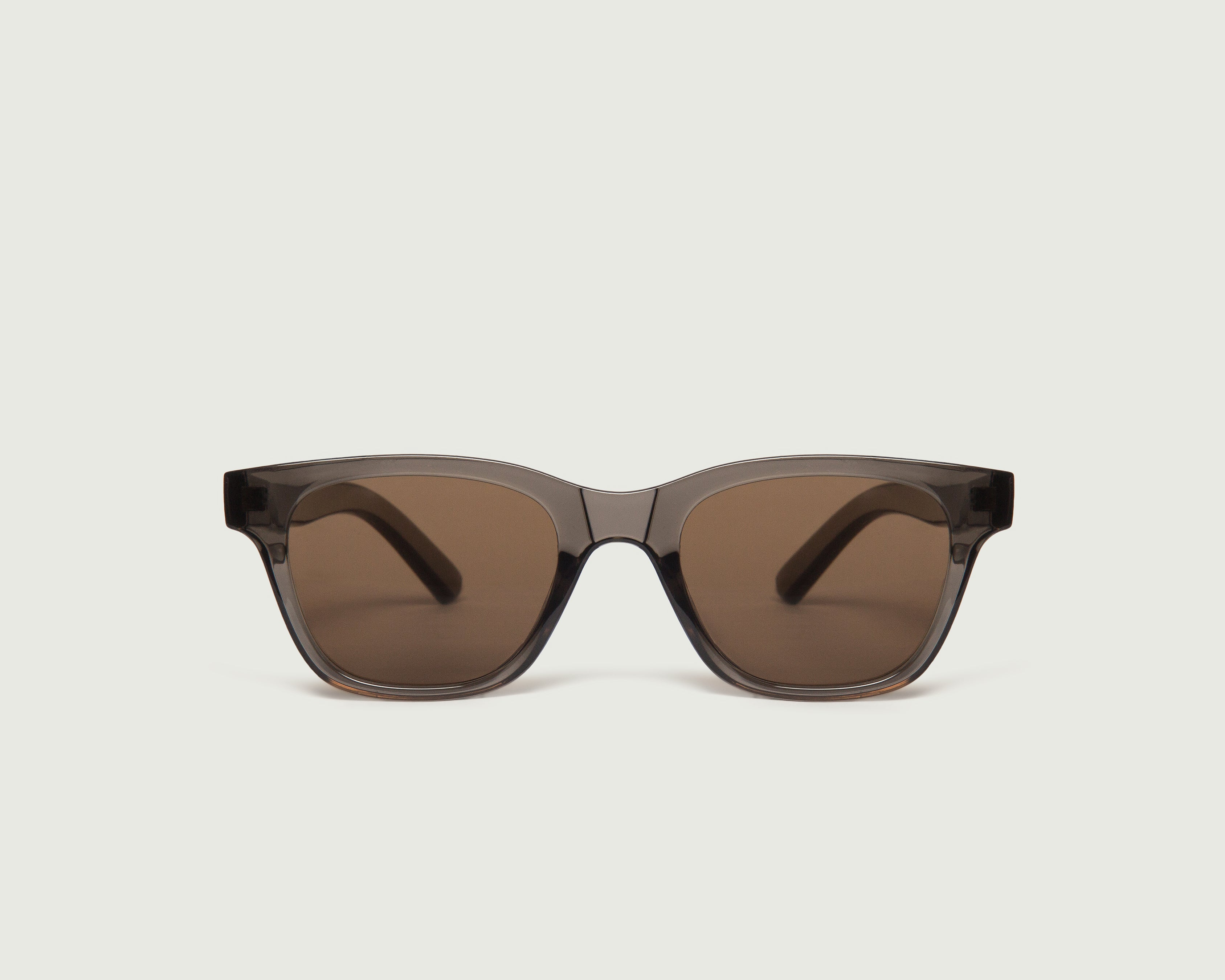 Twill::Theo Sunglasses square brown plastic front (4687759802422)