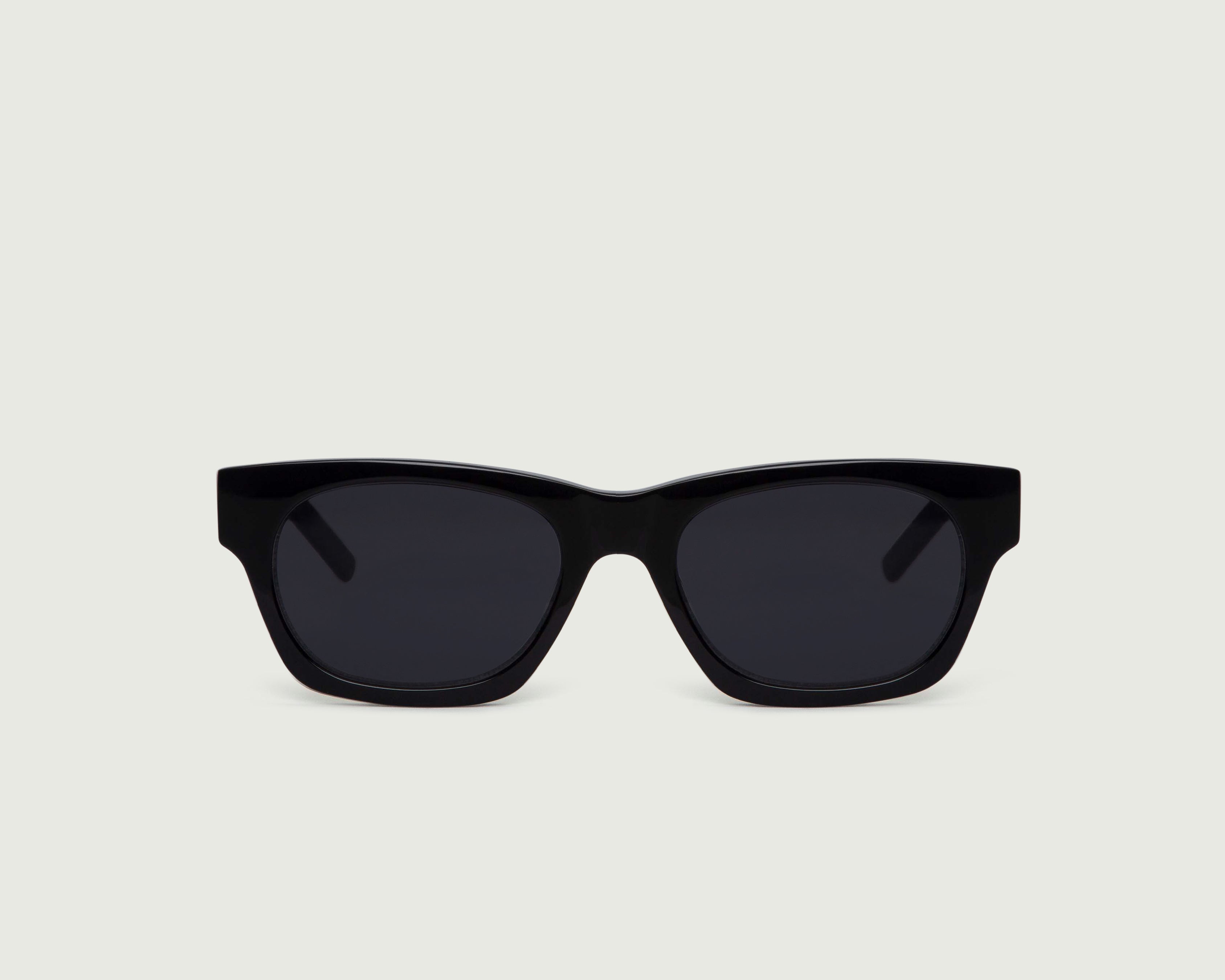Ink::Wolf Sunglasses rectangle black recycled polyester front