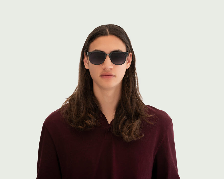 men Corey Sunglasses square black plastic (6638055555126)